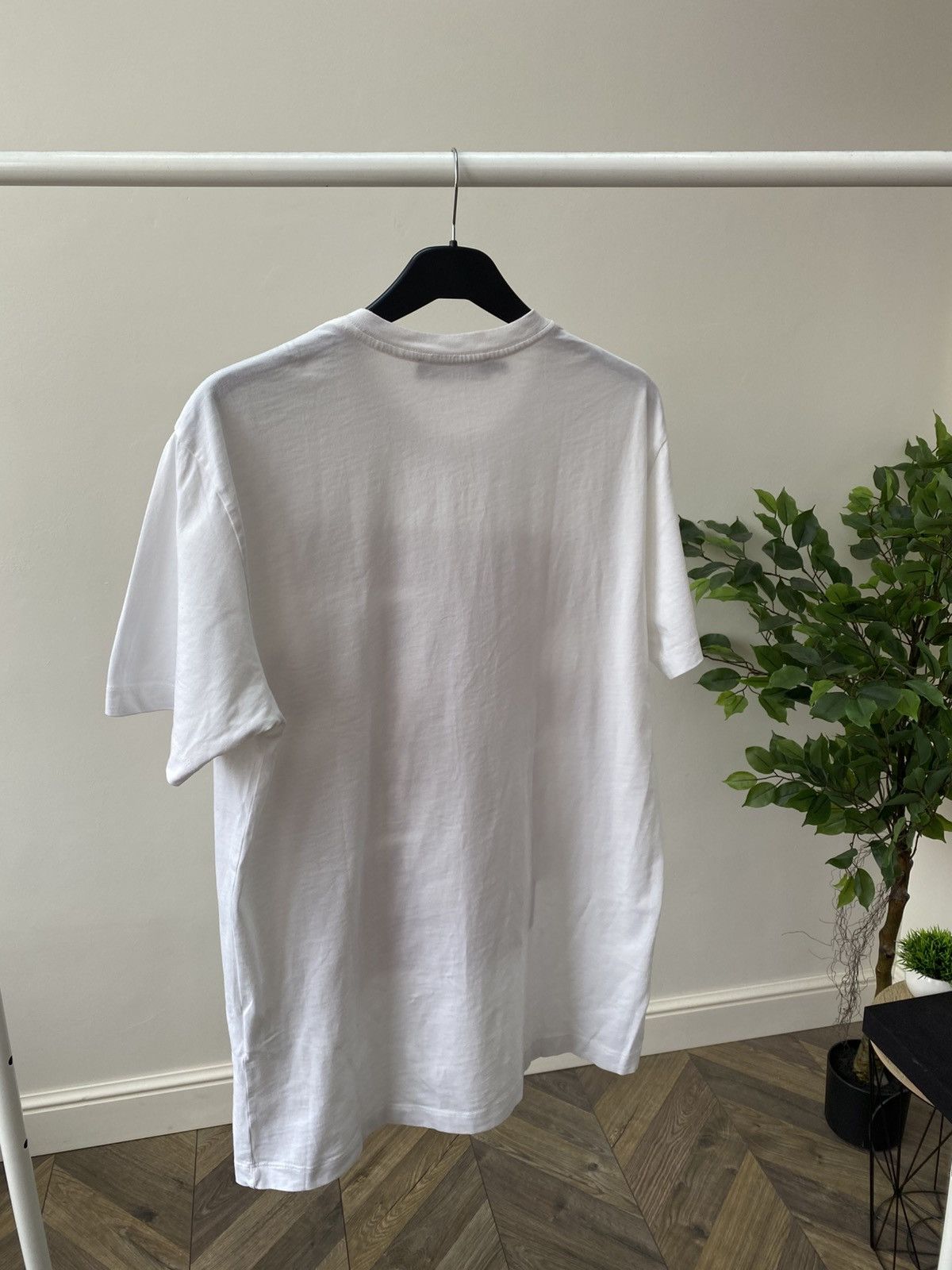 Moschino × Vintage Vintage Love Moschino Printed White T-shirt Size US L / EU 52-54 / 3 - 9 Thumbnail