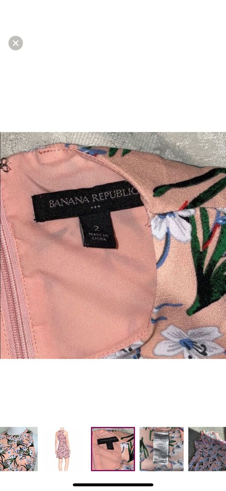 Banana Republic Banana republic pink floral dress size 2 Size XS / US 0-2 / IT 36-38 - 2 Thumbnail