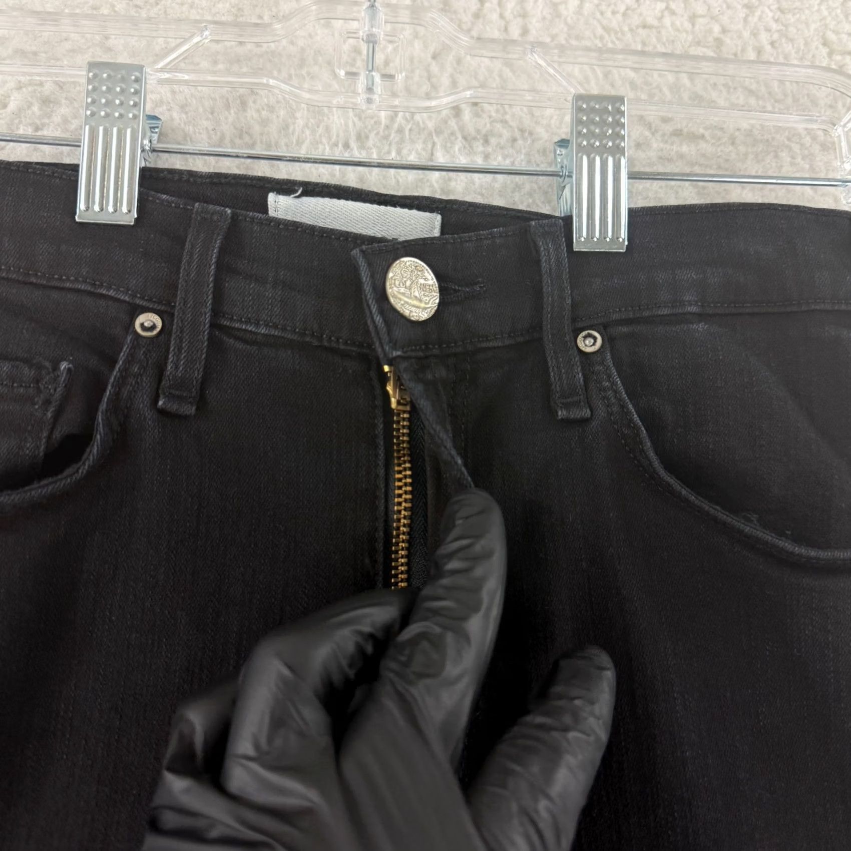 Denime McGuire Bohemia Crop Flare Jeans Womens Size 29 Black Denim Mid Rise Casual Fit Denim Jeans Womens 29 Black McGuire Bohemia Crop Flare Jeans Womens Size 29" - 5 Thumbnail