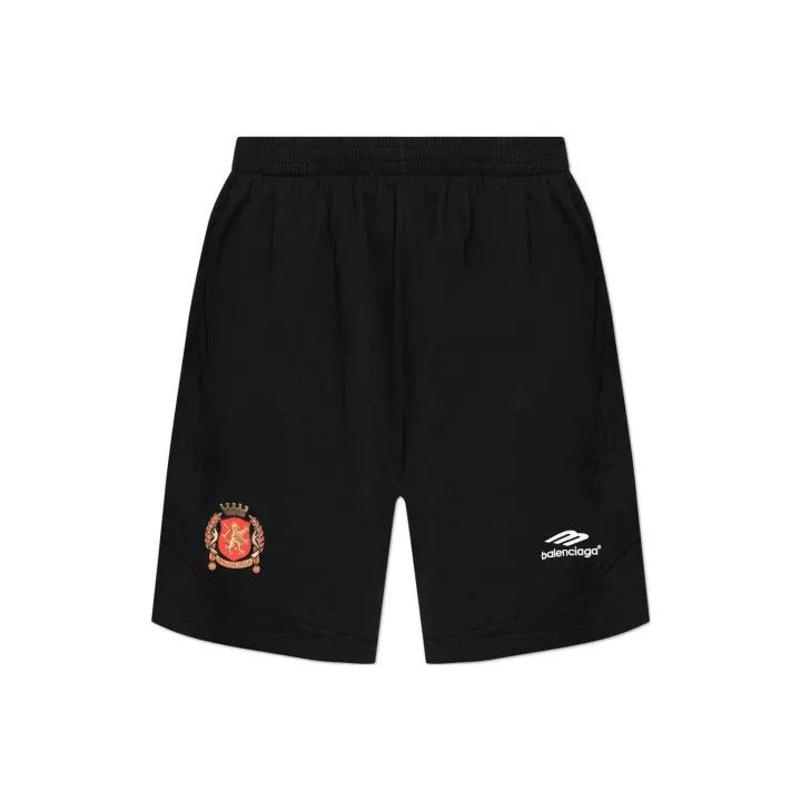 Balenciaga Balenciaga Black Elastic Waist Casual Shorts 0079 Size US 30 / EU 46 - 1 Thumbnail