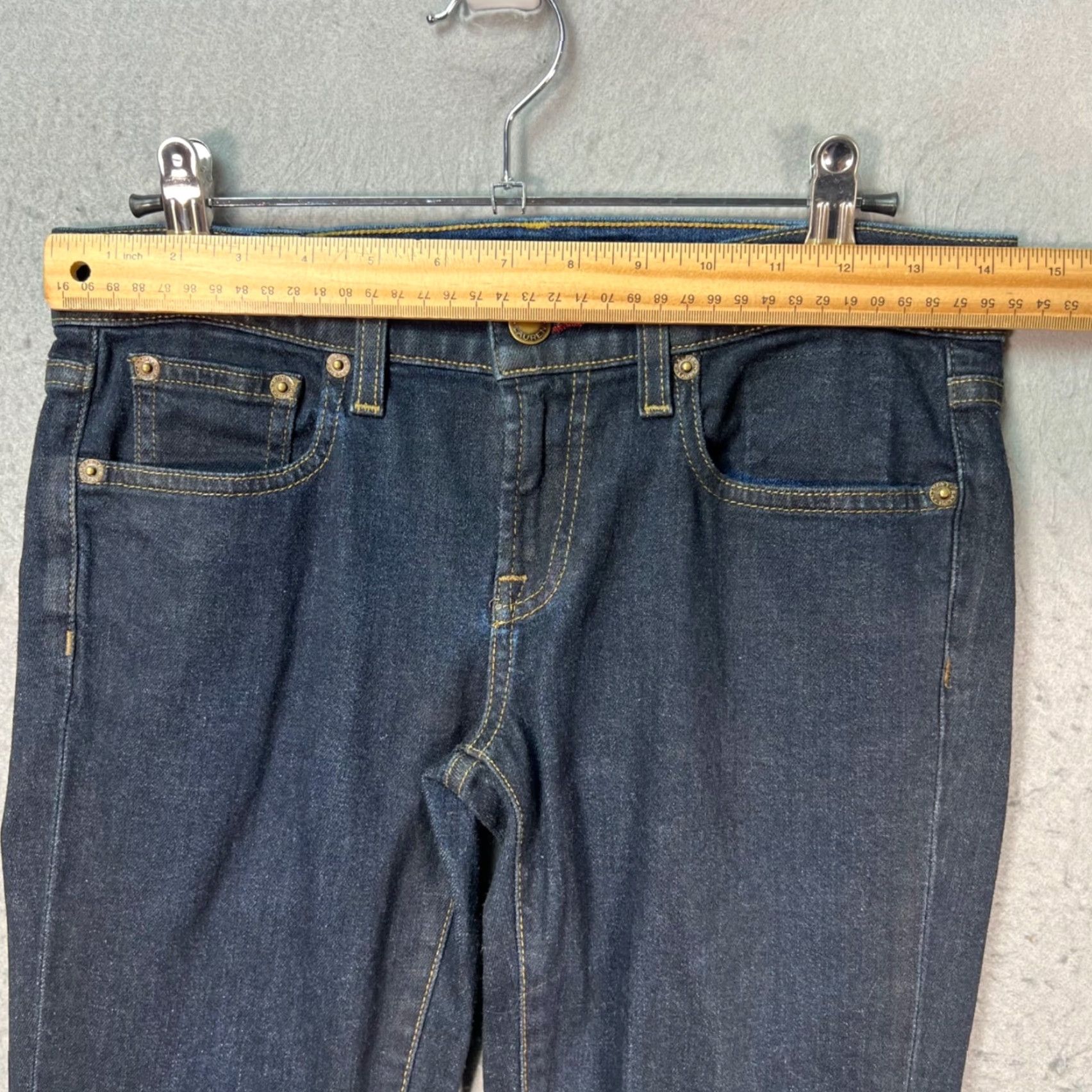 Ralph Lauren Ralph Lauren Womens Jeans Size 28 Coated Dark Wash Skinny Mid-Rise Stretch Denim Size 28" / US 6 / IT 42 - 5 Thumbnail