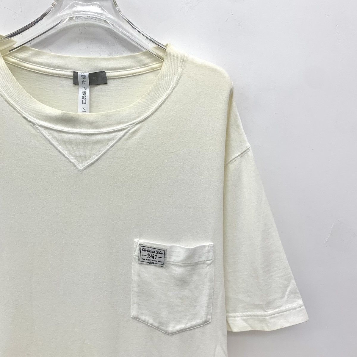 Dior White Short-Sleeve T-Shirt with Chest Pocket Size US L / EU 52-54 / 3 - 3 Thumbnail