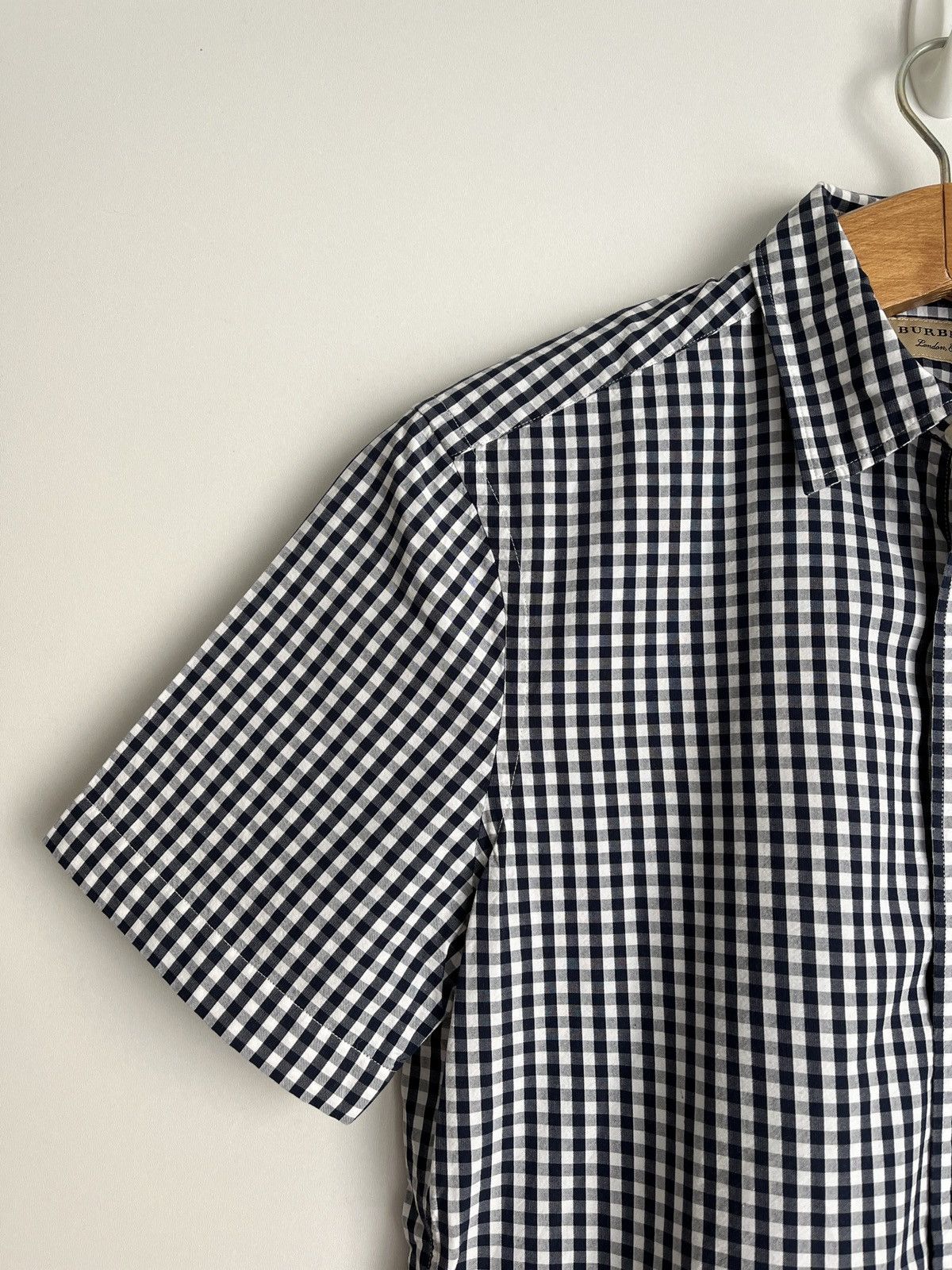 Burberry Burberry Short Sleeve Checkered Shirt Size US S / EU 44-46 / 1 - 8 Thumbnail