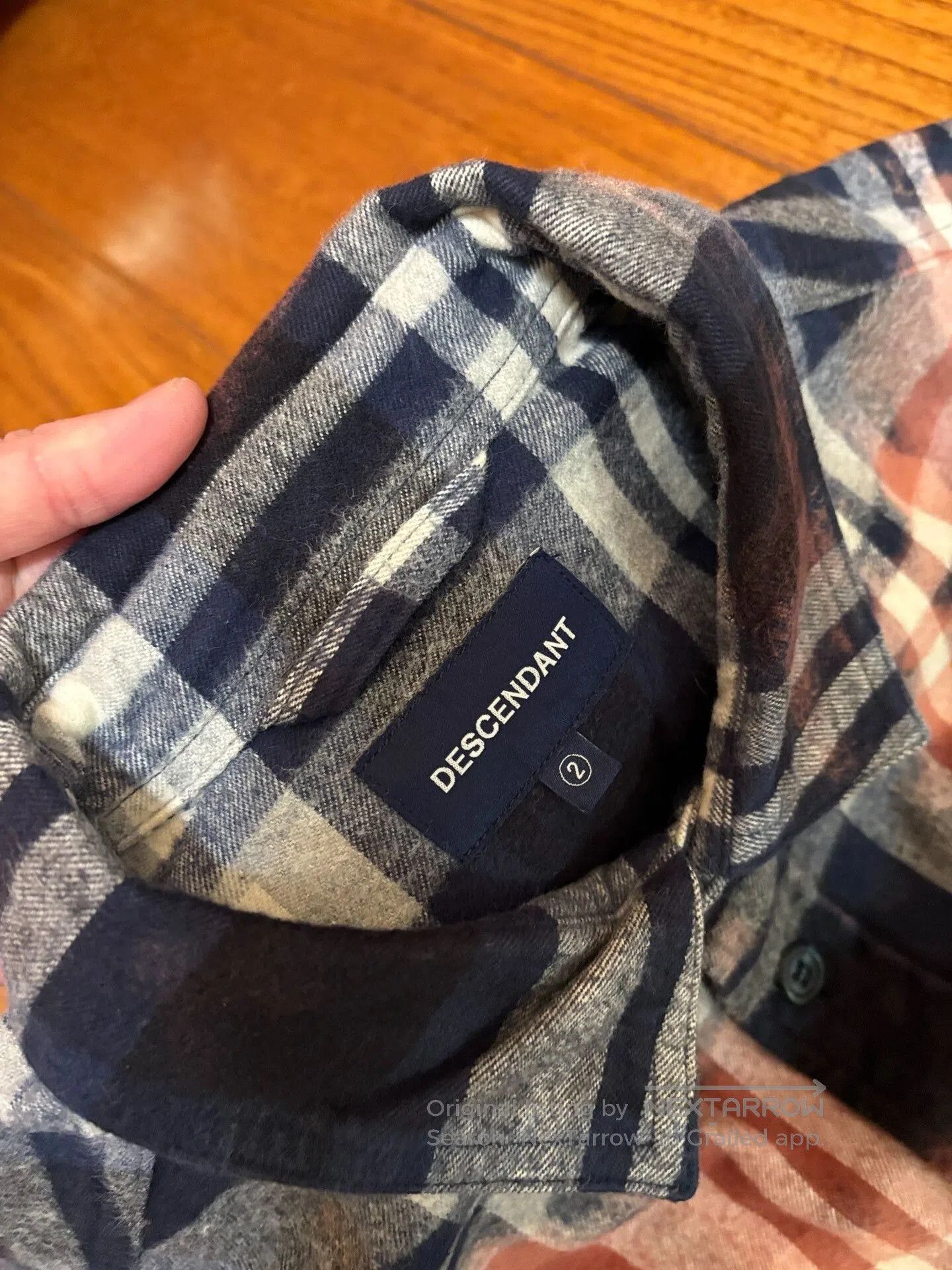 Descendant Descendant 18SS Moss Check LS Shirt. Size US M / EU 48-50 / 2 - 5 Thumbnail