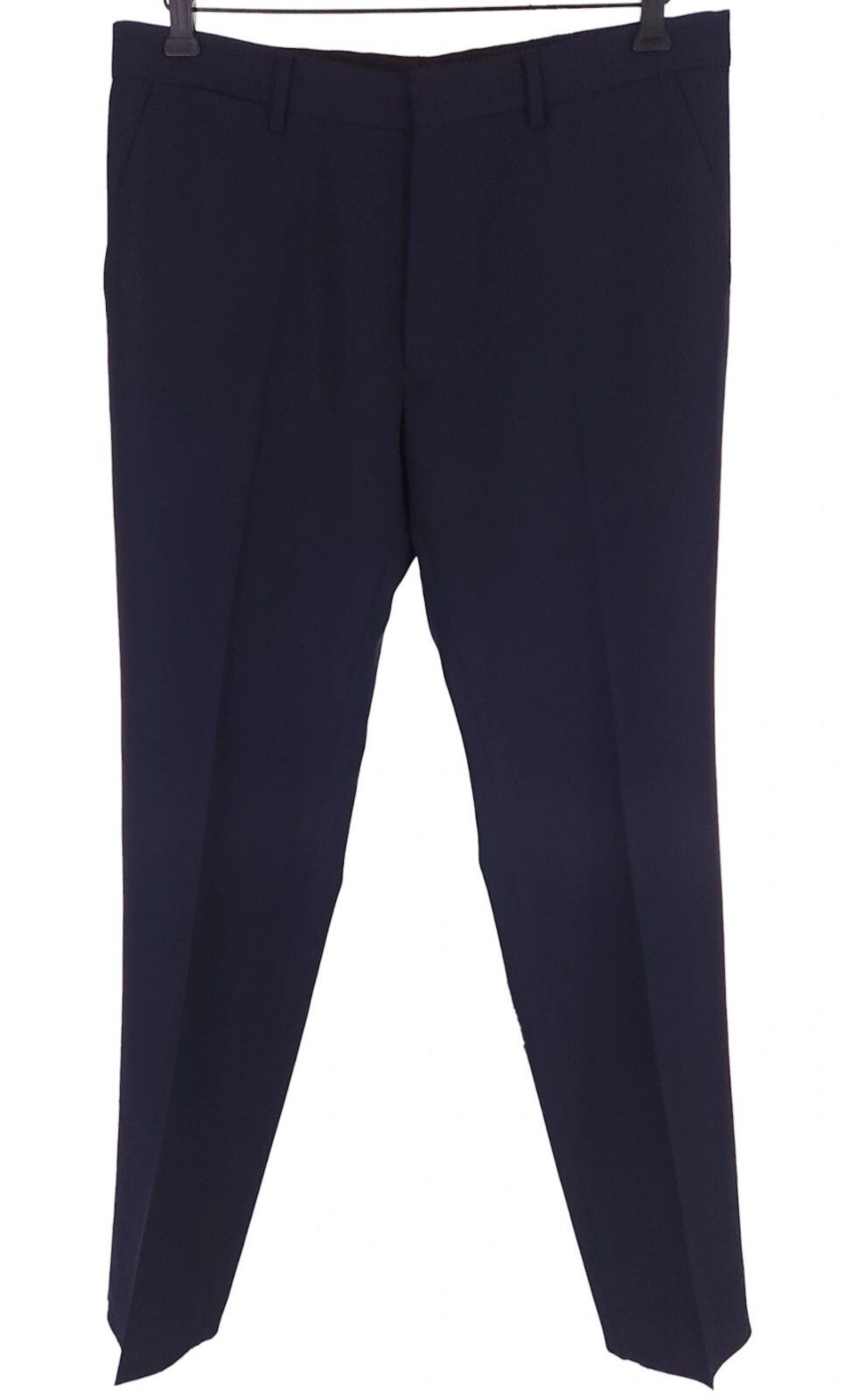 Dries Van Noten Dries Van Noten Wool-Blend Pants Size 50 US M Mens Navy Tro Size US 34 / EU 50 - 4 Thumbnail