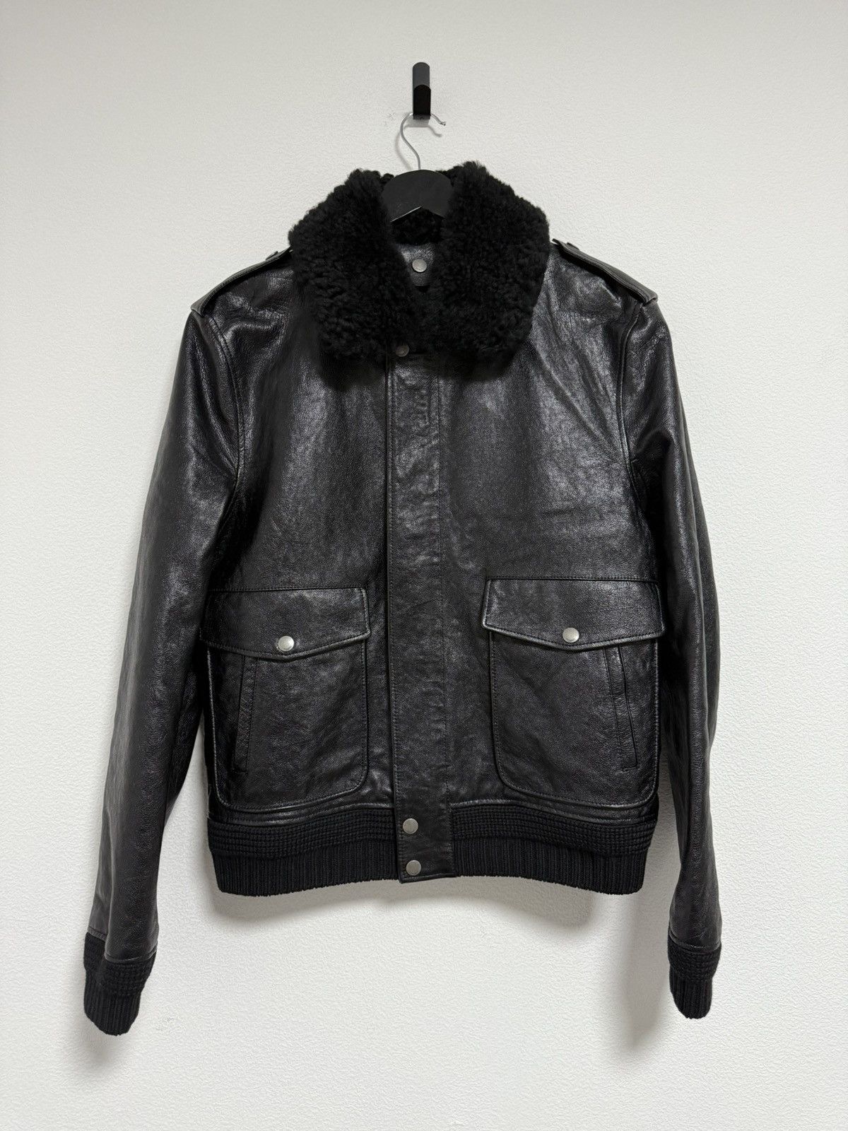 Leather Aviator Jacket
