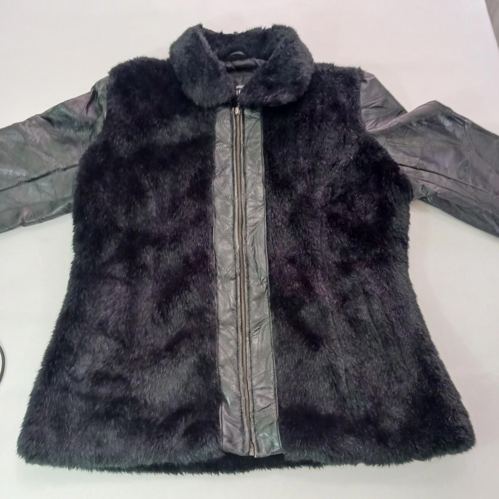 Designer Lady Italian Stone Design Genuine Leather Full Zip Jacket M Size M / US 6-8 / IT 42-44 - 12 Thumbnail