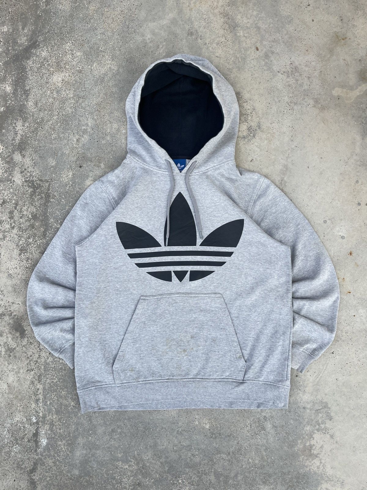 Adidas × Vintage Adidas Big Logo Pullover Hoodie Size US L / EU 52-54 / 3 - 3 Thumbnail
