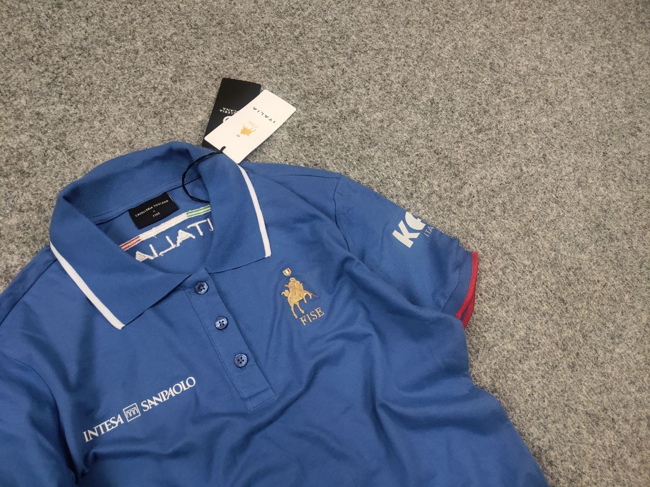 Vintage New Cavalleria Toscana x Fise Polo Donna Italia Logo Shirt Size M / US 6-8 / IT 42-44 - 3 Thumbnail
