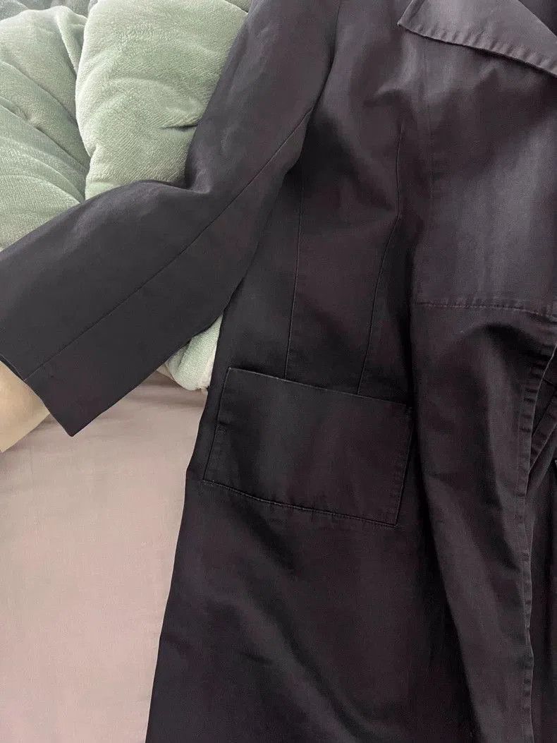Yohji Yamamoto Y's Yohji Yamamoto Long Black Trench Coat Size US M / EU 48-50 / 2 - 2 Thumbnail