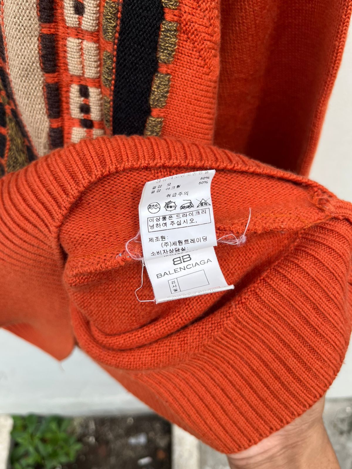 Balenciaga Vintage Balenciaga 3D Knit Sweater Size US M / EU 48-50 / 2 - 7 Thumbnail
