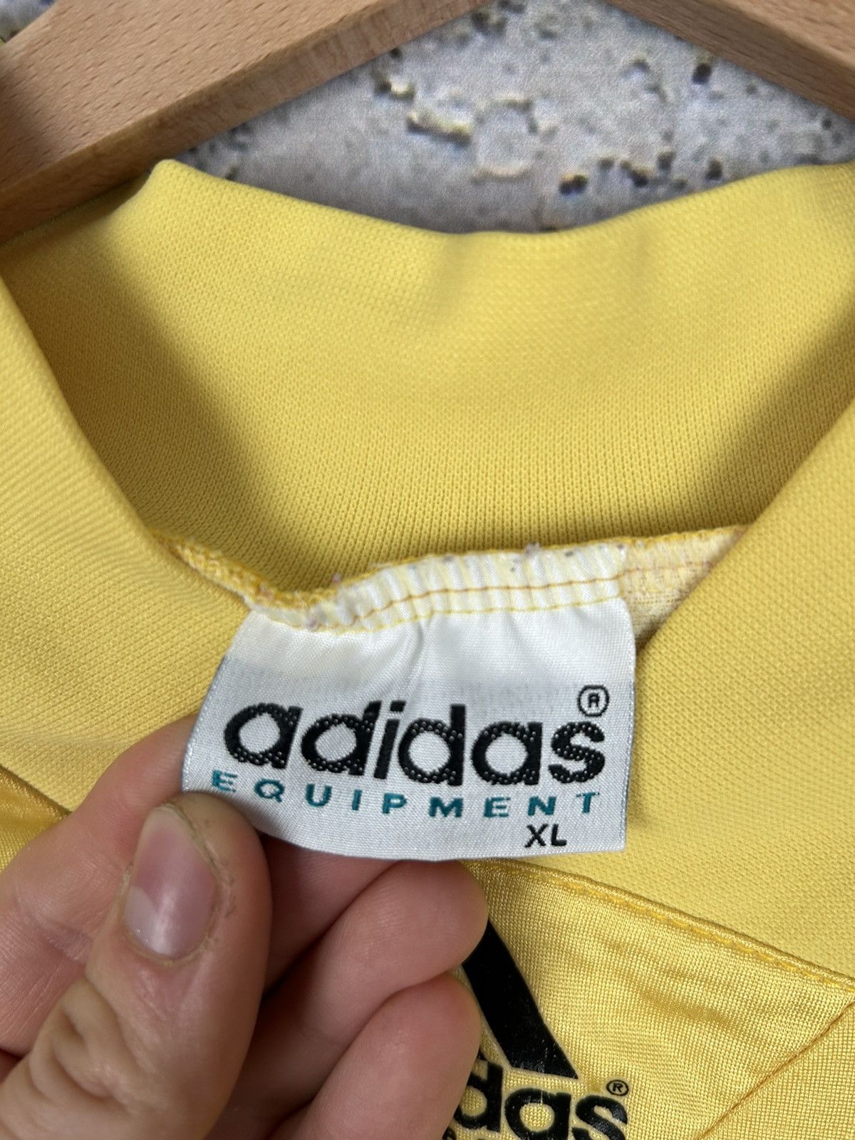 Adidas Vintage Adidas Equipment 90s Retro Tee Sportswear Jersey Size US XL / EU 56 / 4 - 4 Thumbnail