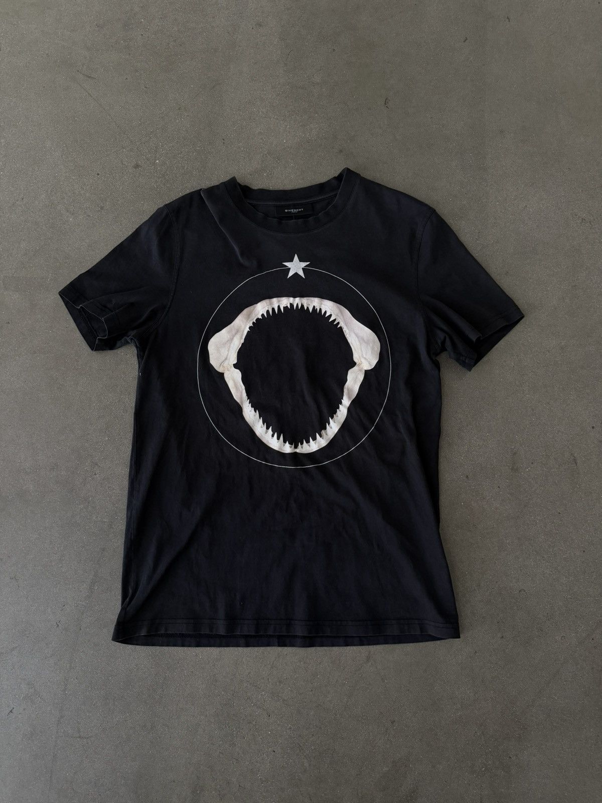 Givenchy 2013 Shark Teeth-Print Cotton T-Shirt