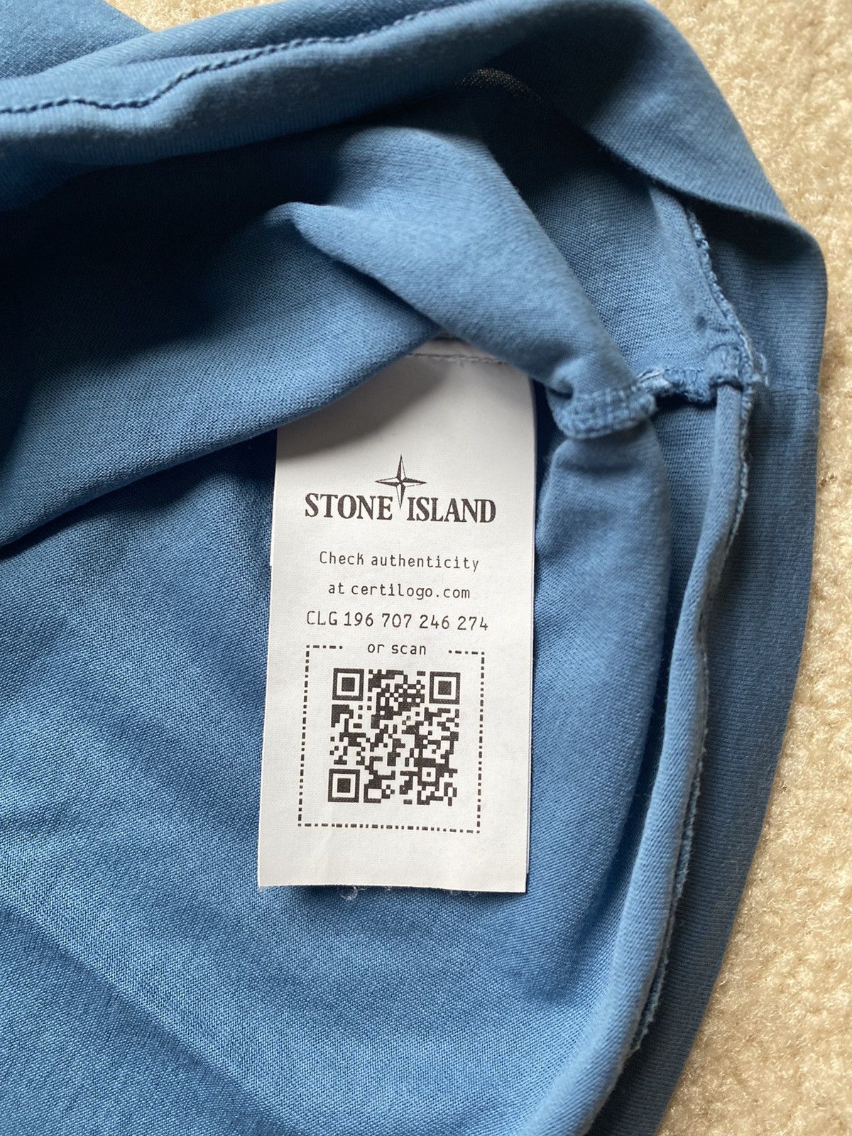 Stone Island Stone Island Long Sleeve Patch Tee Size US M / EU 48-50 / 2 - 4 Thumbnail