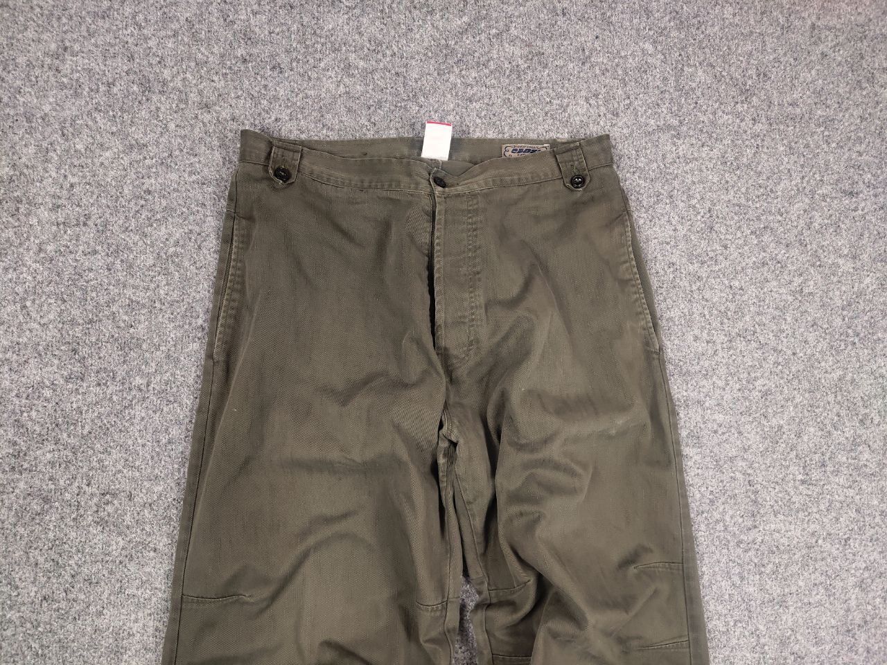 Diesel 55DSL by Diesel Vintage Military Baggu Green wide leg Pants Size US 34 / EU 50 - 8 Thumbnail