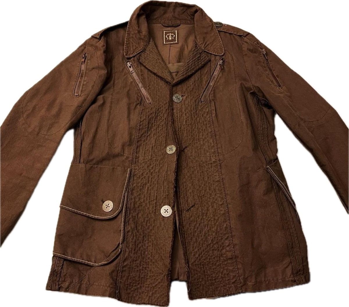 Marithe Francois Girbaud FW 05 archive distressed parka
