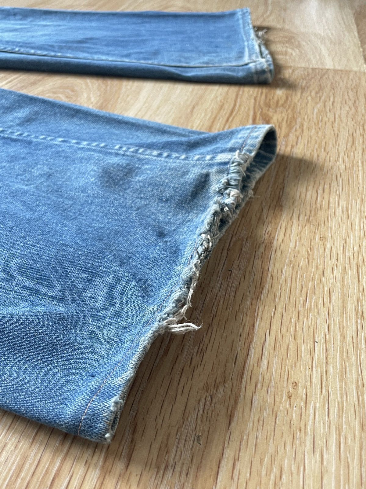 Wrangler Vintage Wrangler 70s Bootcut Talon Faded Distressed size W28 Size US 28 / EU 44 - 12 Thumbnail