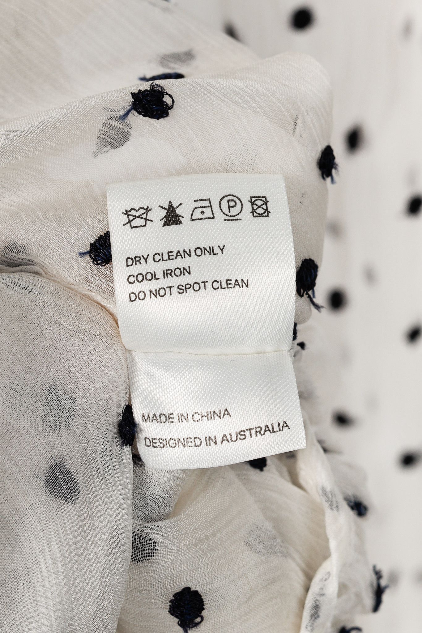 Zimmermann Zimmermann Adorn White Polka-Dot Silk Ruffle Wrap Dress Size S / US 4 / IT 40 - 9 Thumbnail