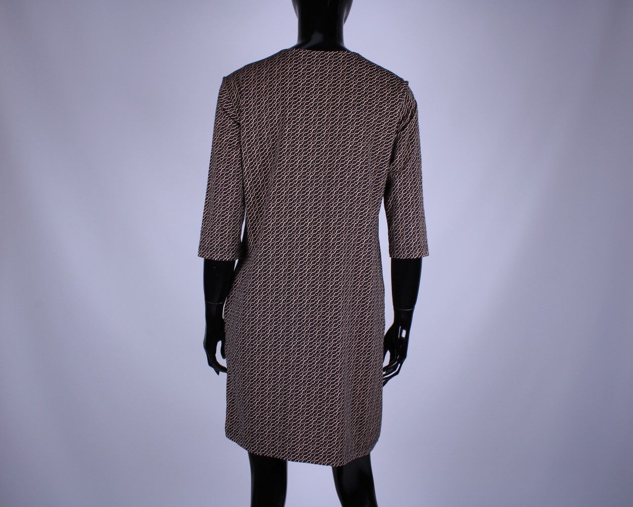 Designer × Marimekko MARIMEKKO Marjailla Raspa Geometric A-Line Dress 3/4 Sleeve Size S / US 4 / IT 40 - 9 Thumbnail
