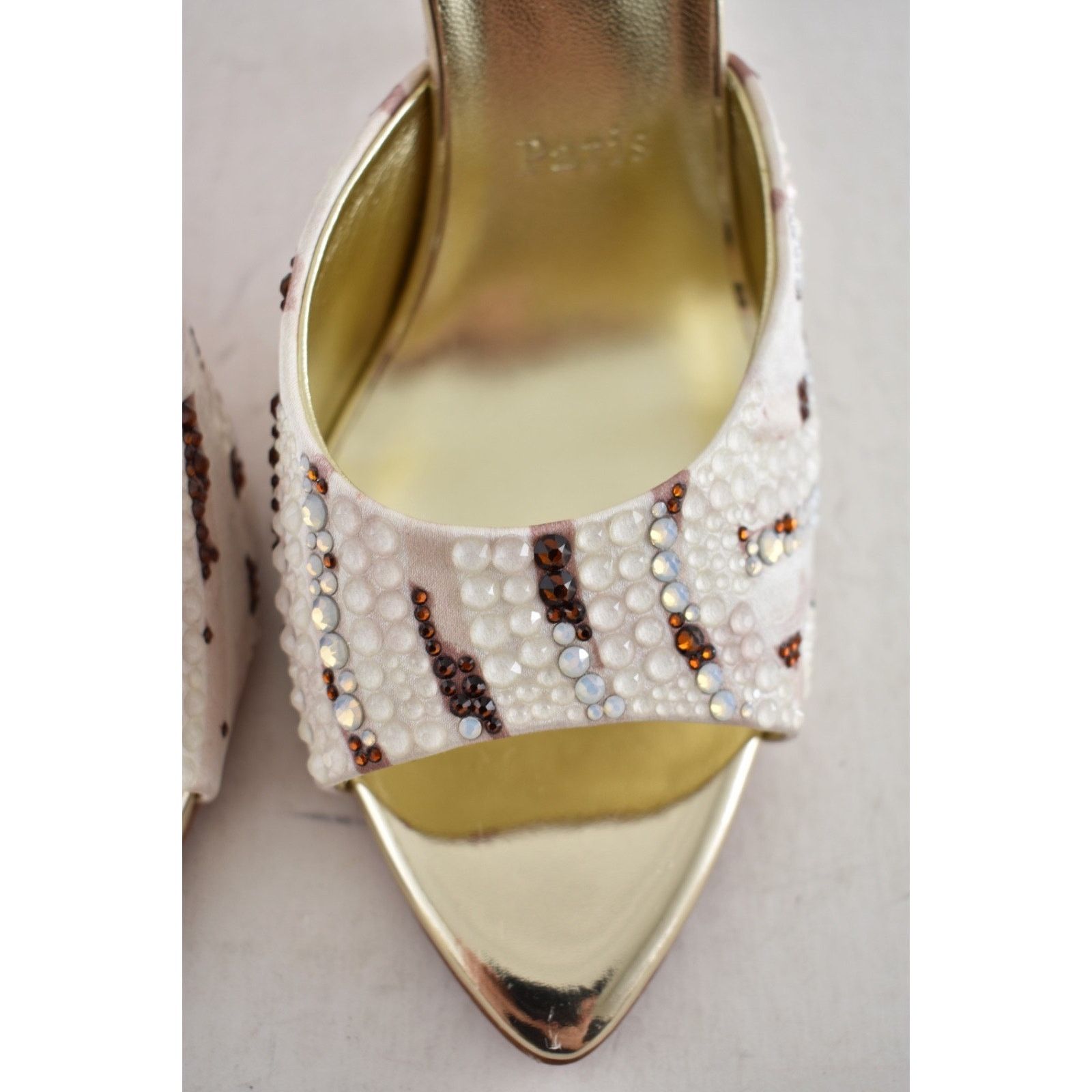 Christian Louboutin Christian Louboutin Miss Z Mule Gaagal Strass 100 Pump 40 Size US 10 / IT 40 - 13 Thumbnail