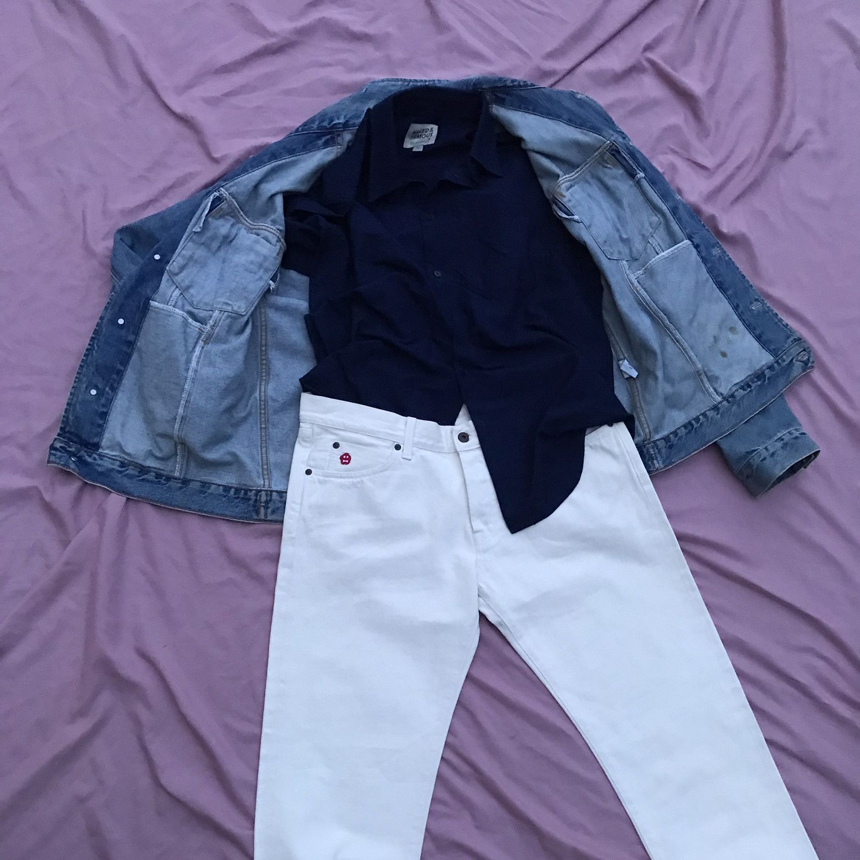 Calvin Klein US MADE CALVIN KLEIN 90s Vintage denim jacket Size US L / EU 52-54 / 3 - 6 Thumbnail