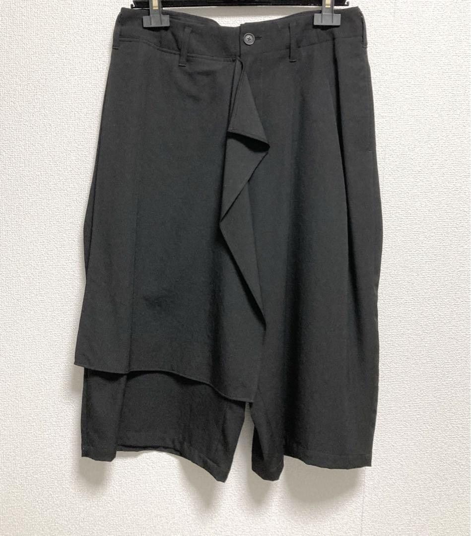 Yohji Yamamoto POUR HOMME wool gabardine wrap pants Size US 35 - 1 Thumbnail