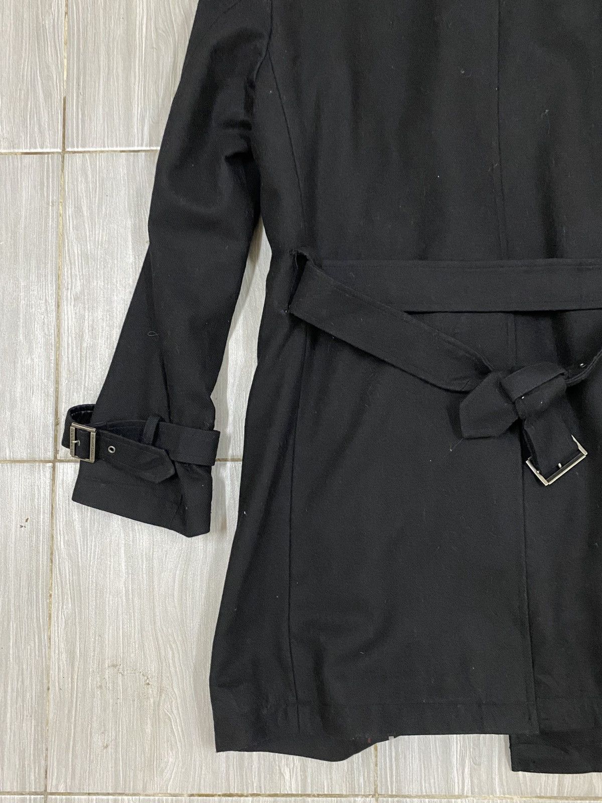 Burberry Burberry Black Label Wool Coat Heavy Jacket Belting Black Size US M / EU 48-50 / 2 - 6 Thumbnail