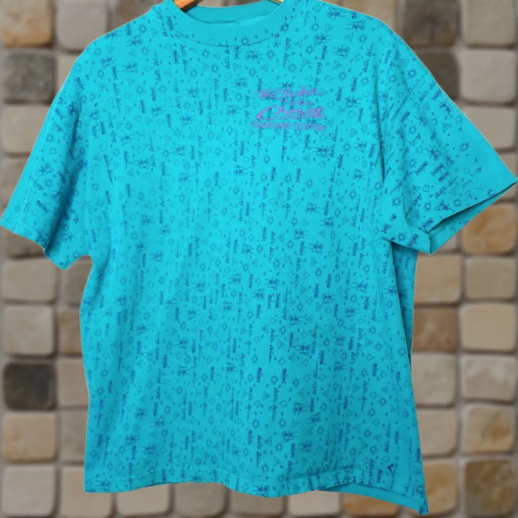Hanes VINTAGE Youghiogheny Outfitters Ride The Cheat Shirt Large Whitewater Rafting T-Shirt Size US L / EU 52-54 / 3 - 1 Thumbnail