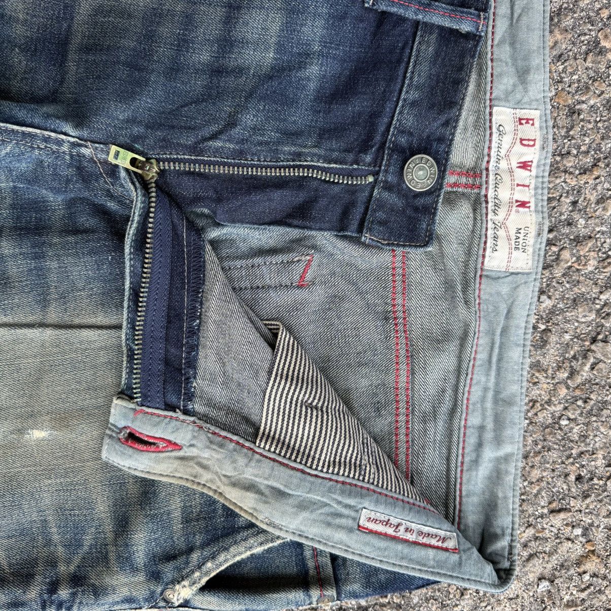 Edwin VINTAGE EDWIN MUD WASHED JEAN DENIM PANTS Size US 37 - 9 Thumbnail