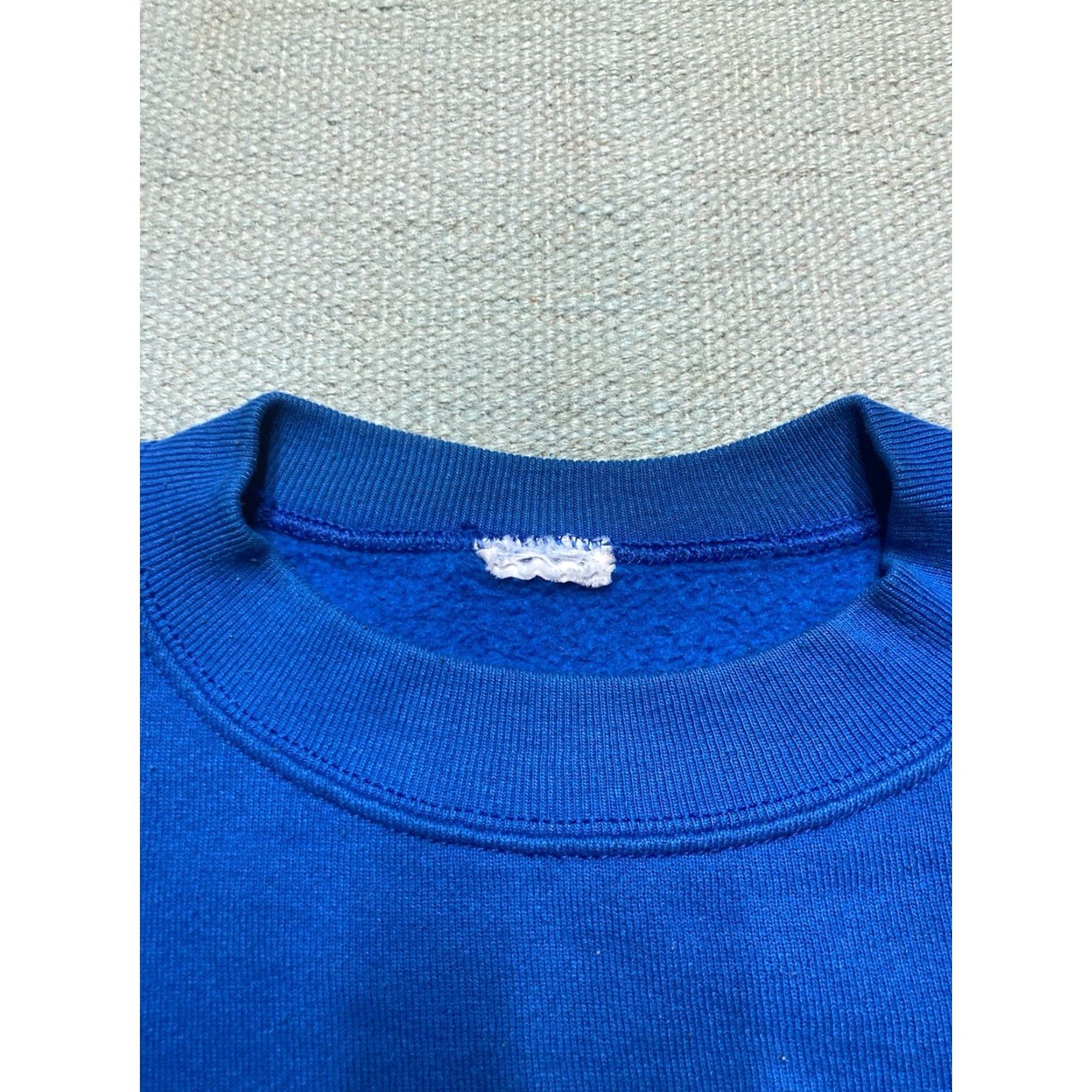 Vintage VINTAGE 90s Angel Crewneck Sweatshirt - Blue, XL, Mens, Pullover, Regular Size, Adults, There’s an Angel on My Shoulder, Cute, Sweatshirt Size US XL / EU 56 / 4 - 4 Thumbnail