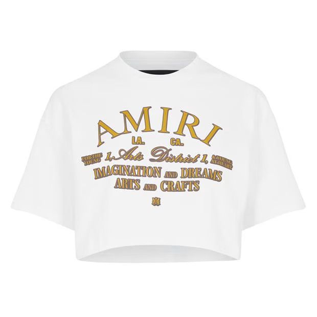 Amiri o1g2r1mq0824 Short Sleeve T-Shirts in White Size S / US 4 / IT 40 - 1 Thumbnail