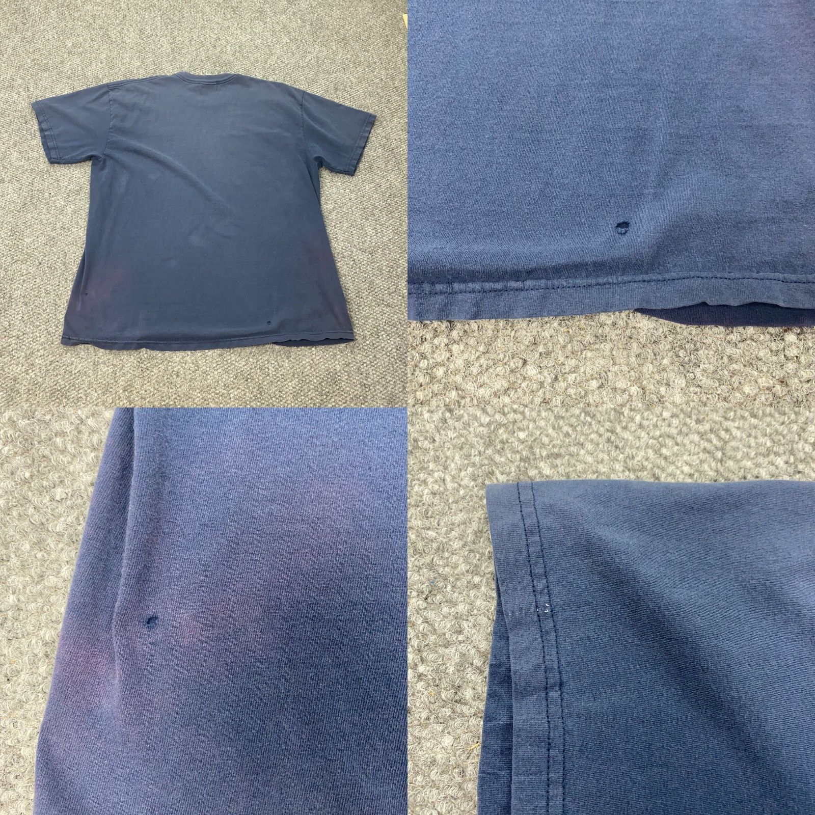 Nike VINTAGE Nike Orlando Shirt Mens XL Blue Center Swoosh Distressed T-Shirt 90s Theme Football Sports Mens X-Large Blue Nike Shirt Size US XL / EU 56 / 4 - 8 Thumbnail
