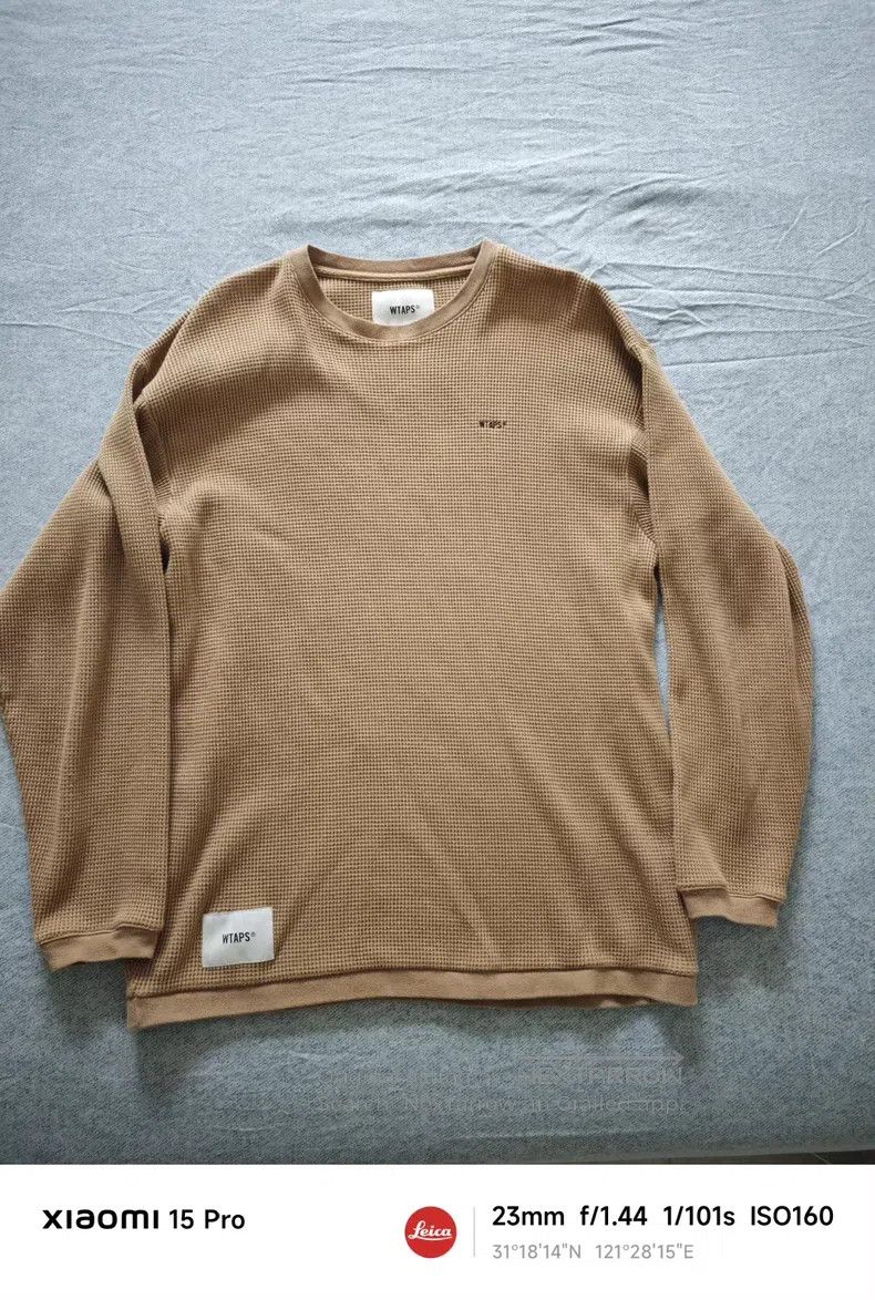 Wtaps Wtaps Waffle Long-sleeve T-shirt Size US L / EU 52-54 / 3 - 1 Thumbnail