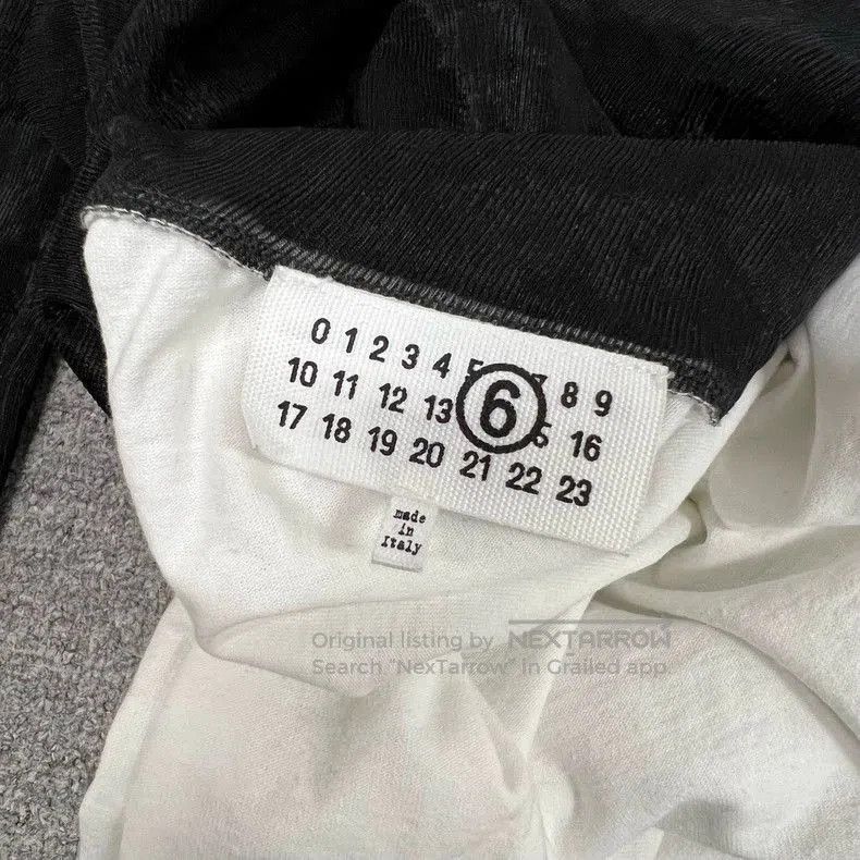 Maison Margiela Maison Margiela Mesh Cold Shoulder Top . Size US M / EU 48-50 / 2 - 3 Thumbnail