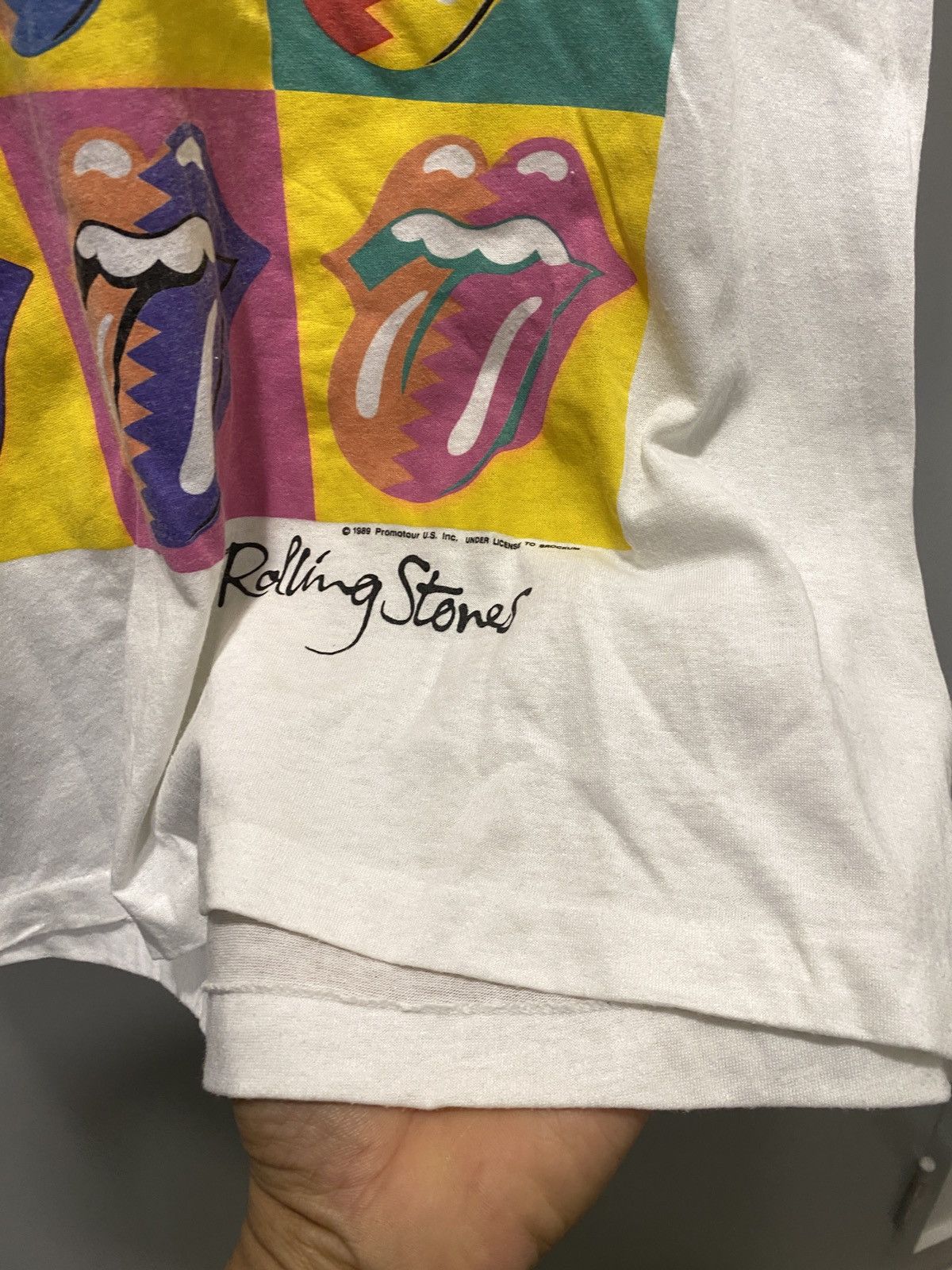 Band Tees Vintage 80s Rolling Stones North American Tour T Shirt Size US M / EU 48-50 / 2 - 6 Thumbnail