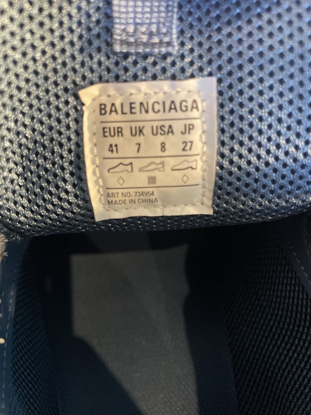 Balenciaga Balenciaga Triple S Blue Vernis Size US 8 / EU 41 - 6 Thumbnail