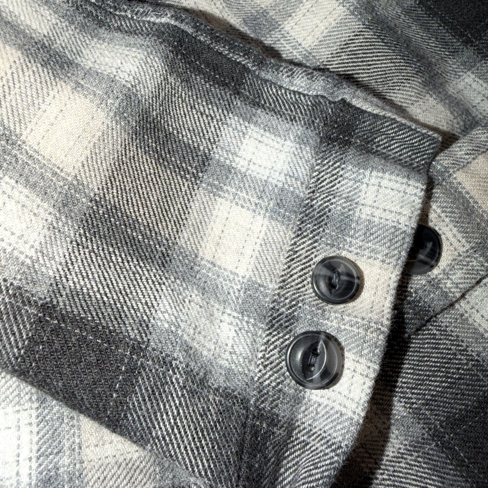 Patagonia Patagonia Flannel Shirt Mens Medium Gray Black Plaid Long Sleeve Organic Cotton Size US M / EU 48-50 / 2 - 4 Thumbnail