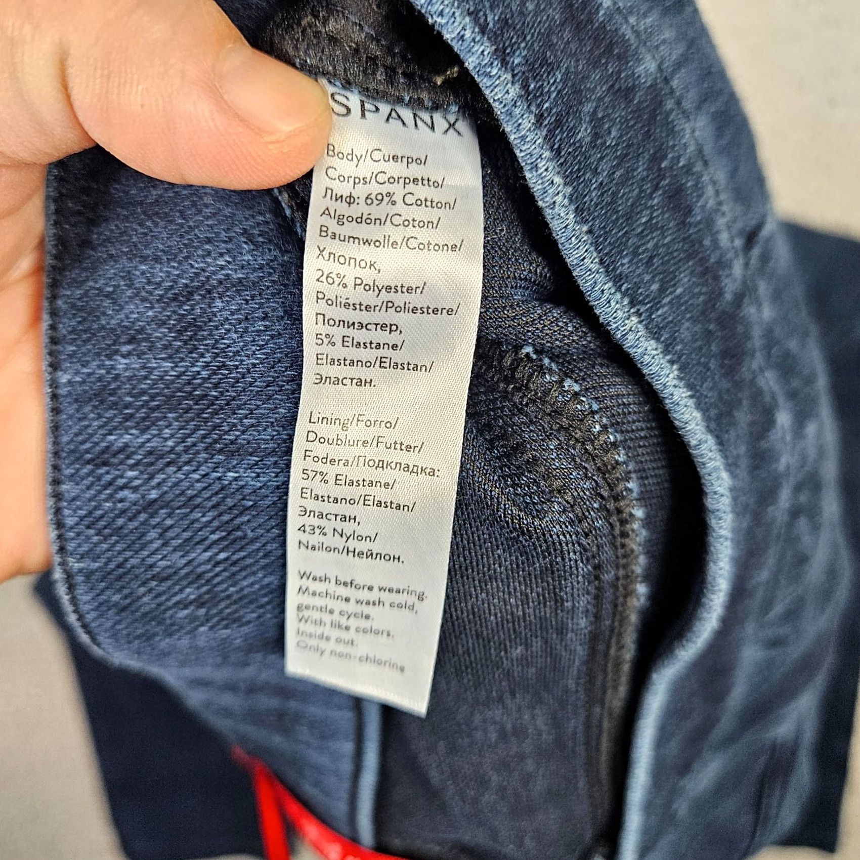 Spanx Spanx Jeans Skinny Regular S Belted Comfort Denim Blue Size S Women's Pants Jeans Black? Size 28" / US 6 / IT 42 - 6 Thumbnail