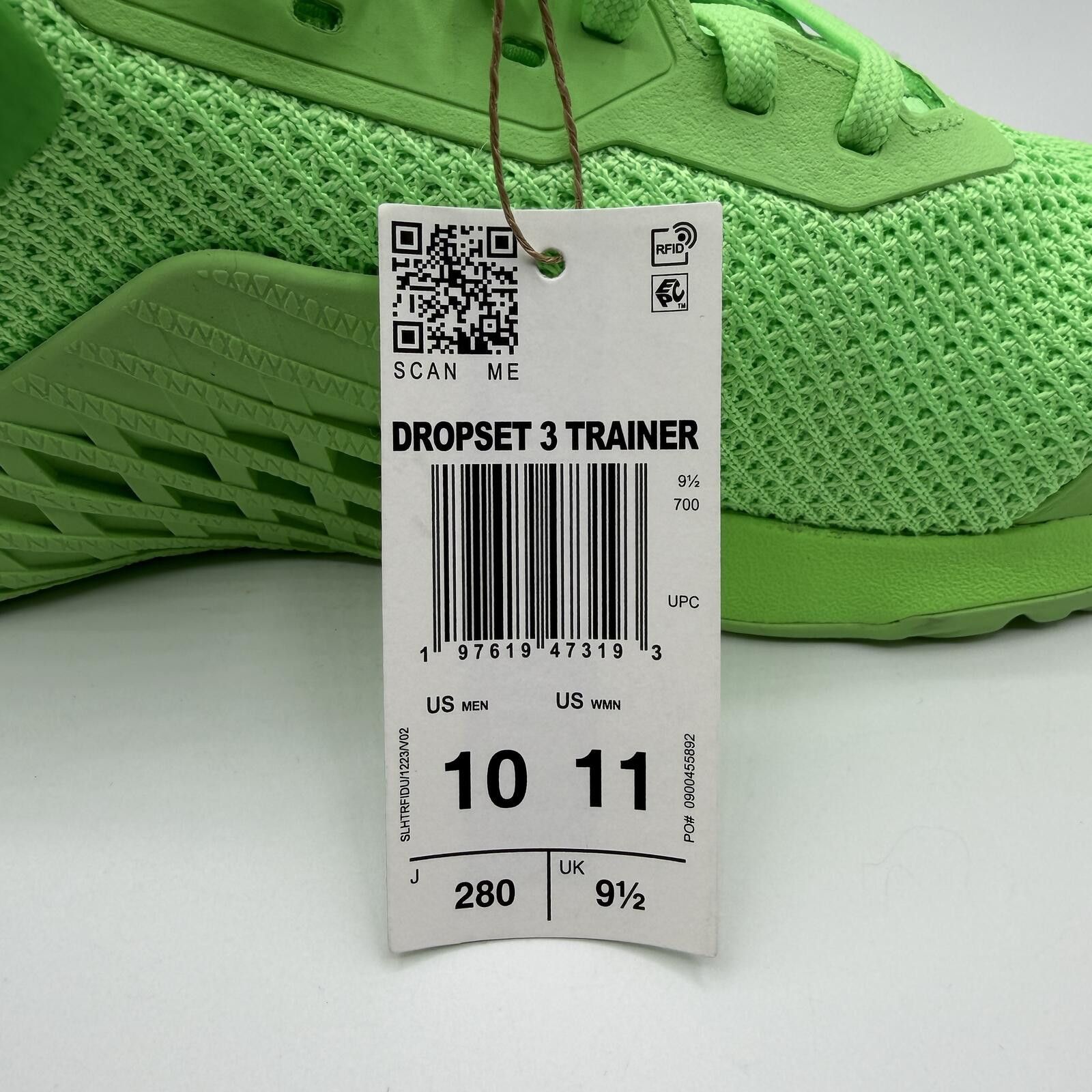 Adidas Adidas Dropset 3 Trainer Bright Green Lime Men Sz 10 JR1666 Size US 10 / EU 43 - 7 Thumbnail