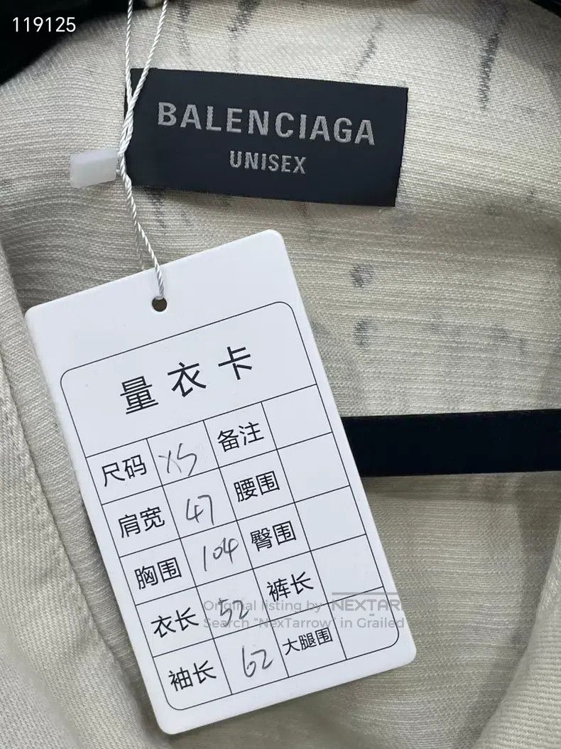 Balenciaga Balenciaga Best-Selling Distressed Graffiti Letter Printed Size US XS / EU 42 / 0 - 5 Thumbnail