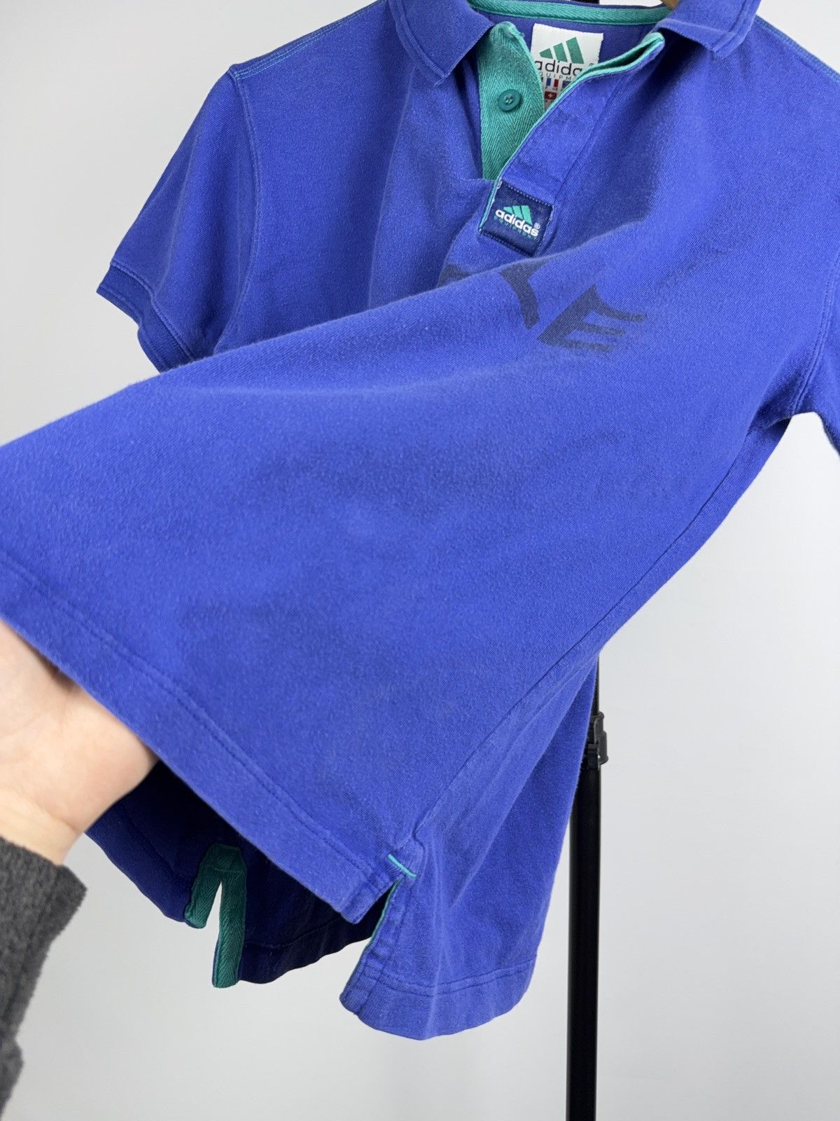 Adidas Adidas Equipment Tennis Polo Nicole Vintage 90s Blue Shirt Size L / US 10 / IT 46 - 12 Thumbnail