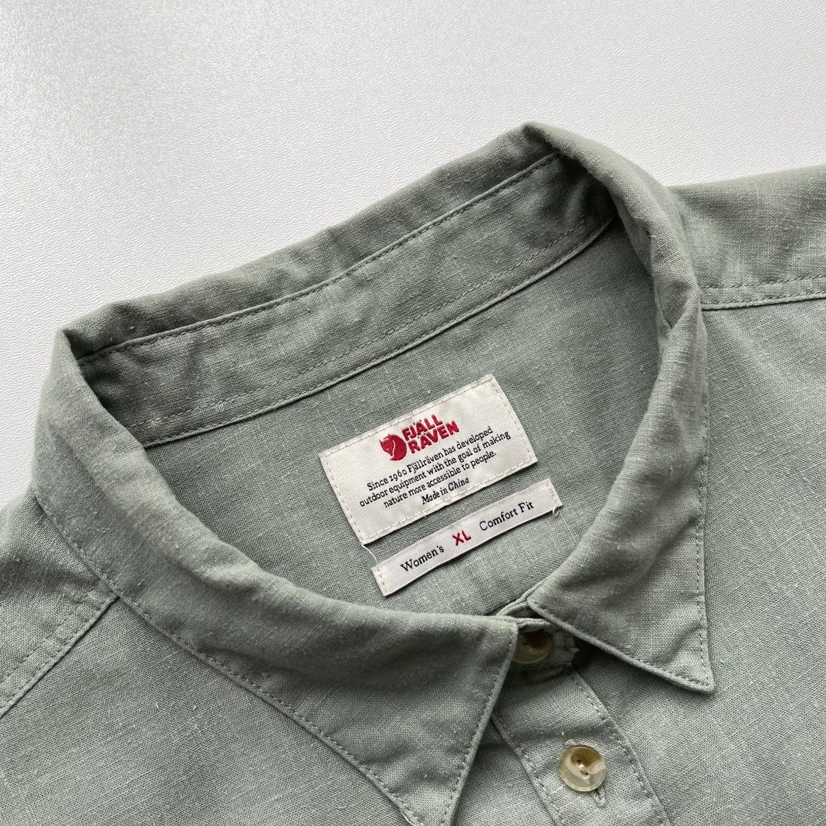 Fjallraven Fjallraven W Ovik Travel Comfort Fit Logo Hamp Shirt LS Mint Size XL / US 12-14 / IT 48-50 - 10 Thumbnail