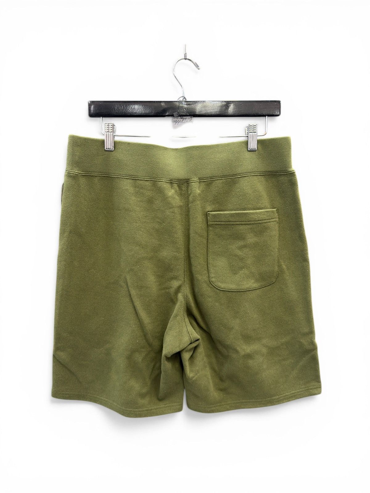 Bape Bape Olive Green Shark Shorts Size US 34 / EU 50 - 3 Thumbnail