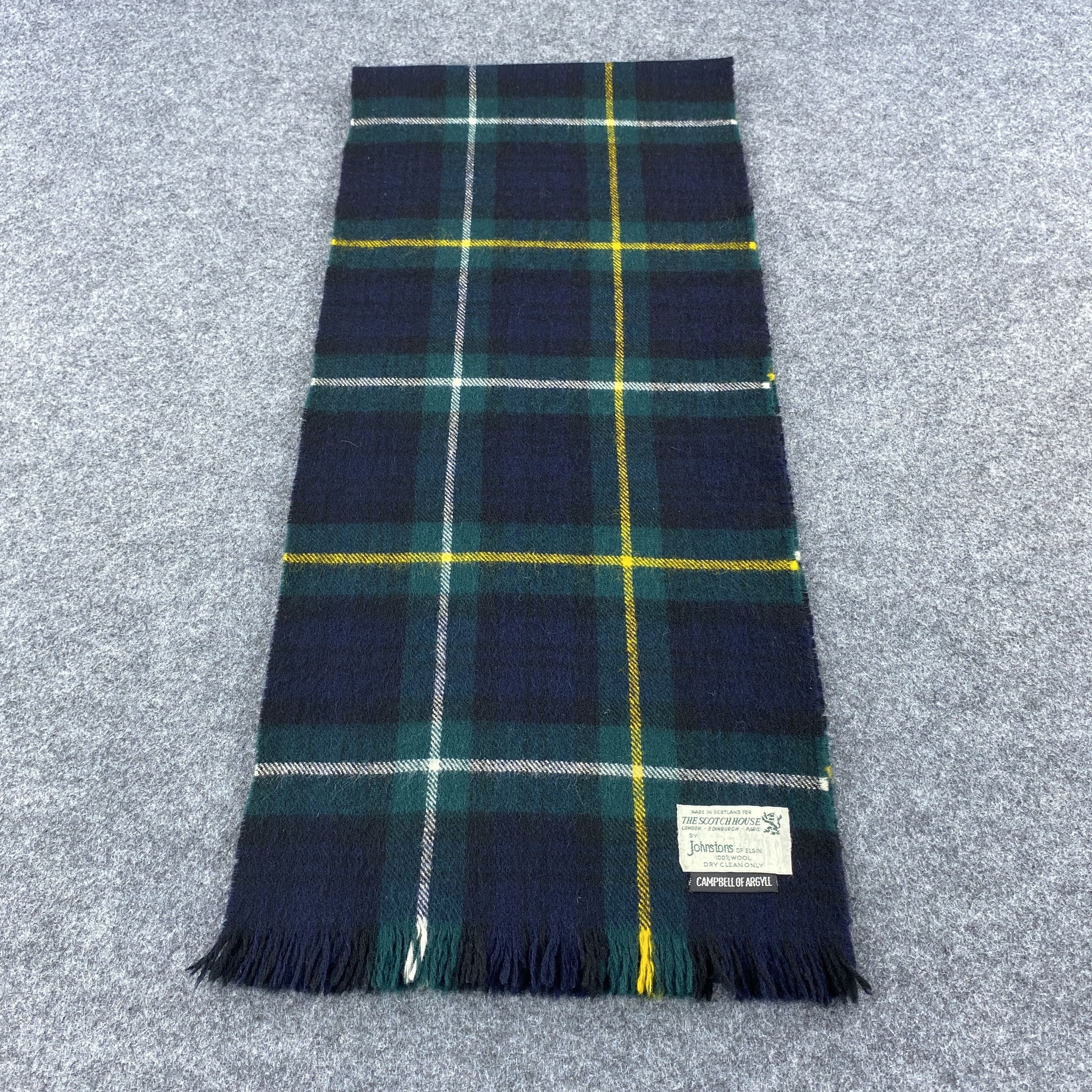 Johnstons Of Elgin × Vintage Johnstons of Elgin Scarf # Muffler # Neckwear # z # D517 Size ONE SIZE - 3 Thumbnail