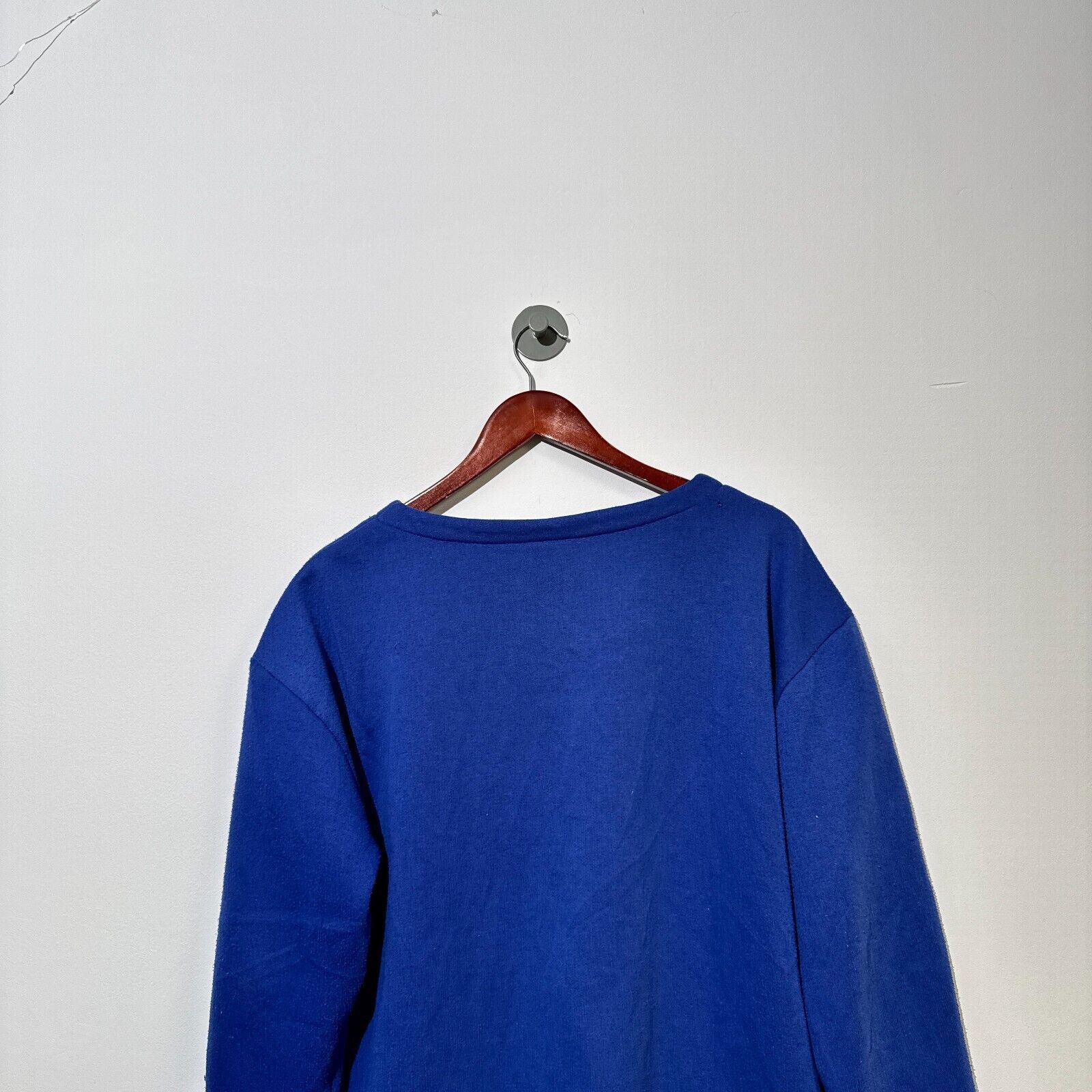 Vintage Vintage Unisex Blue Cotton Cardigan Size M/L Regular Fit 90s Size US L / EU 52-54 / 3 - 9 Thumbnail