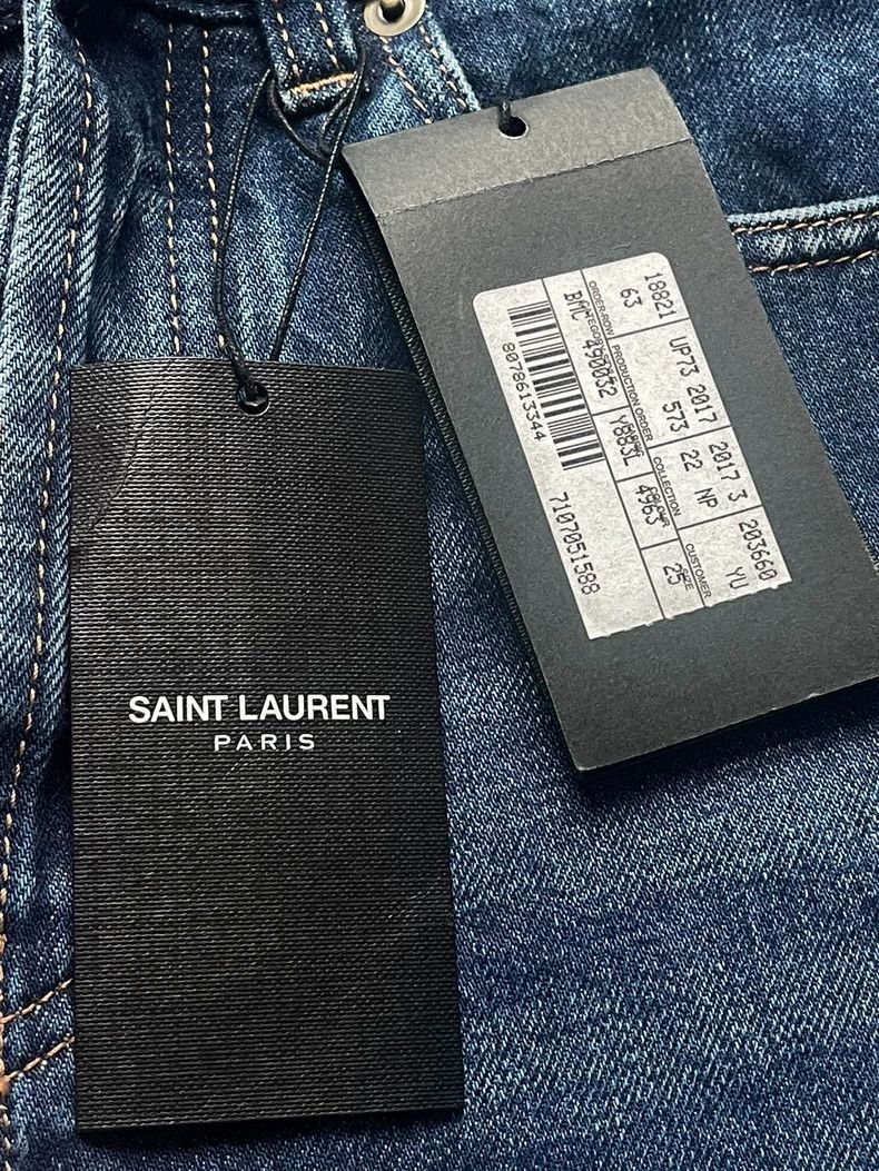 Yves Saint Laurent Yves Saint Laurent YSL Women's Denim Pants Size 25 New-250 Size US 26 / EU 42 - 4 Thumbnail