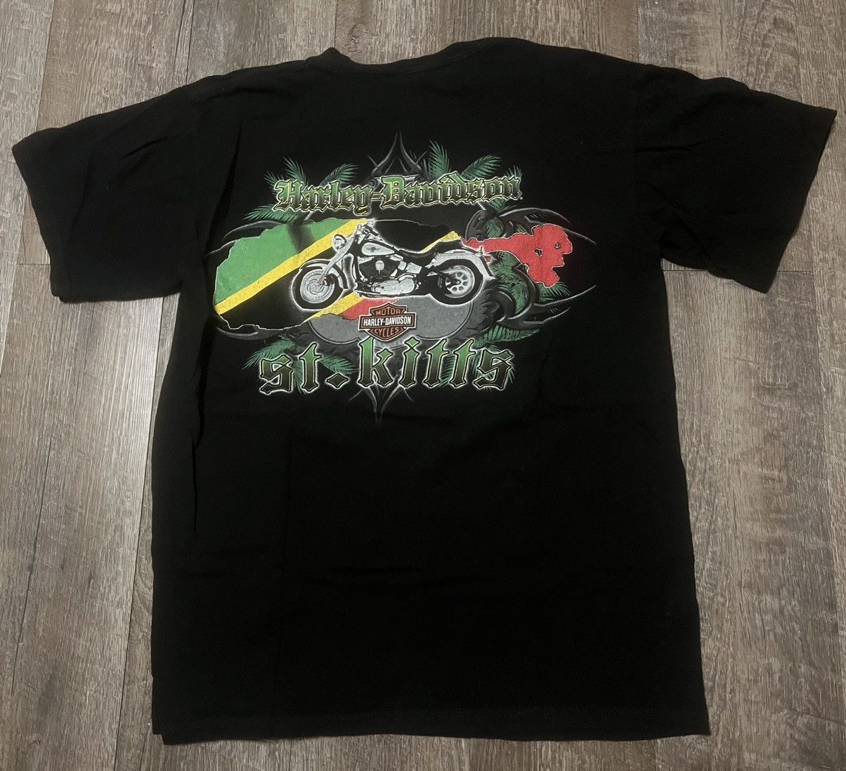 Harley Davidson Vintage Harley Davidson Caribbean St Kitts Shirt size Medium Size US M / EU 48-50 / 2 - 3 Thumbnail