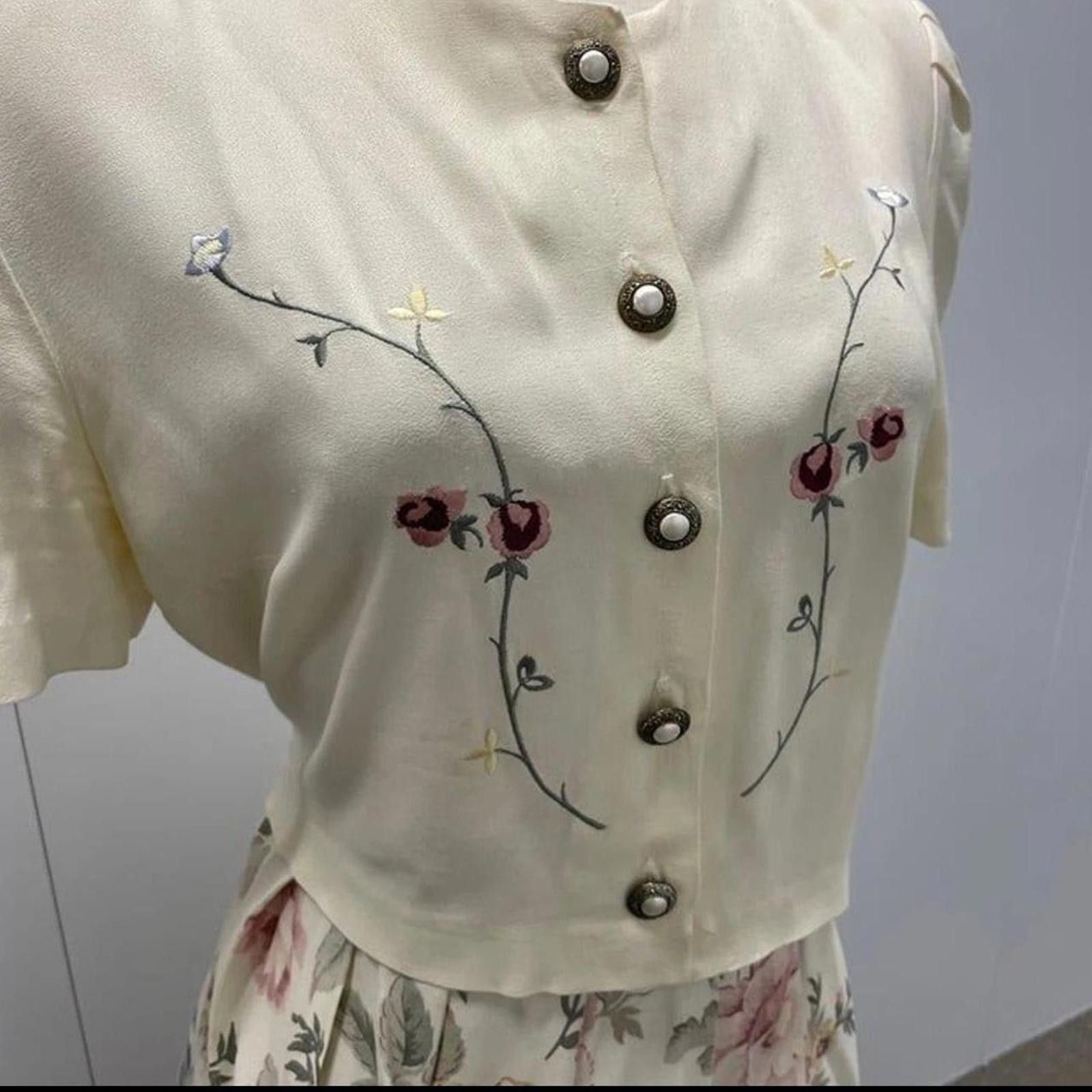 Other Tori Alexander Vintage Dress Size Medium Boho Retro 14 Size XL / US 12-14 / IT 48-50 - 2 Thumbnail
