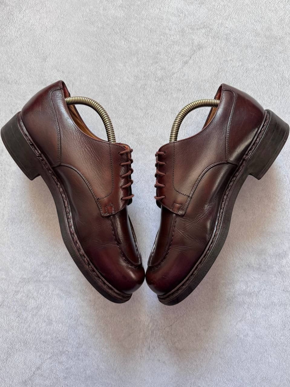 Paraboot Paraboot Chambord Brown Leather Welted Derby Shoes Size US 9 / EU 42 - 2 Thumbnail