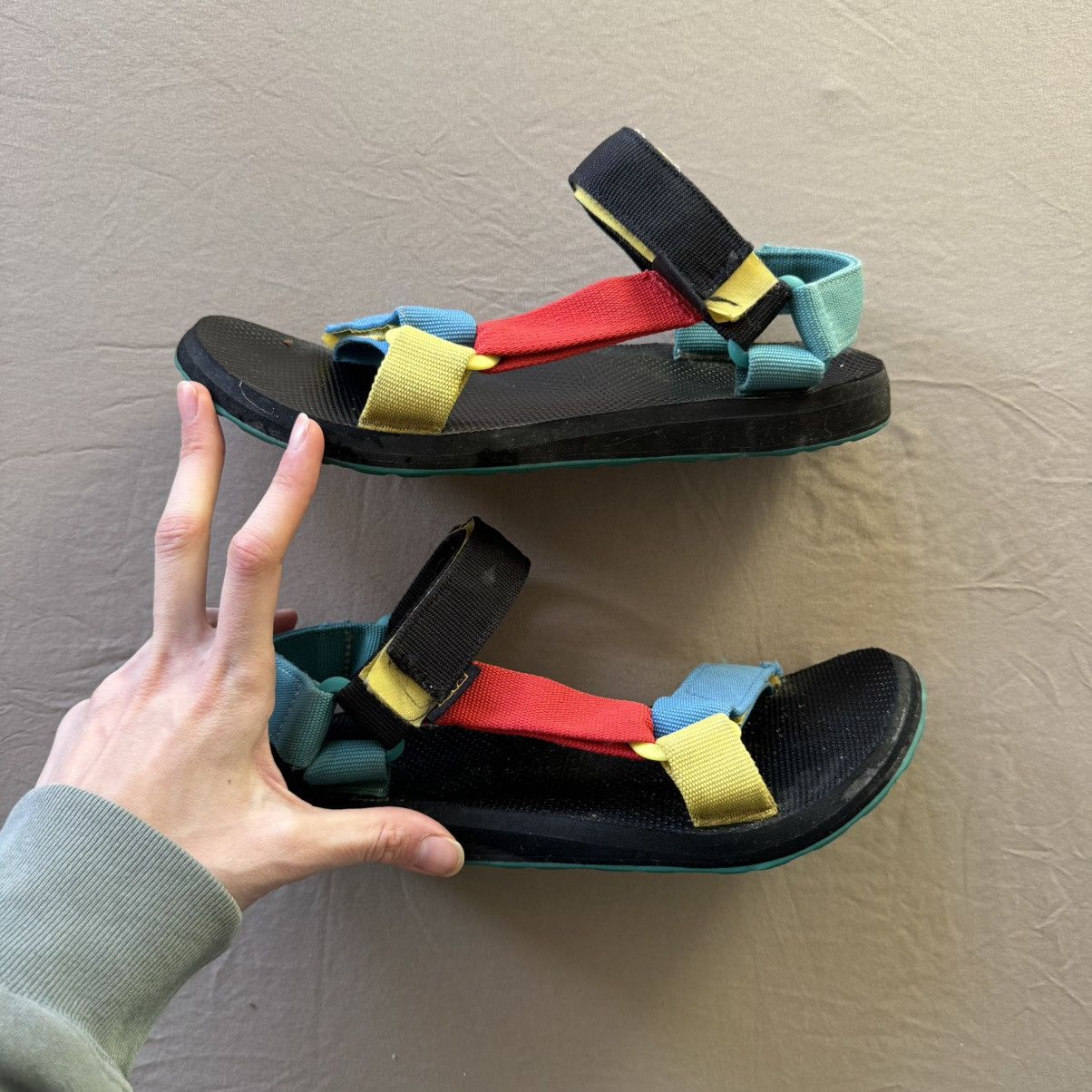 Teva × Vintage TEVA Original Universal “90s Multi” Sandals Size US 8 / EU 41 - 2 Thumbnail